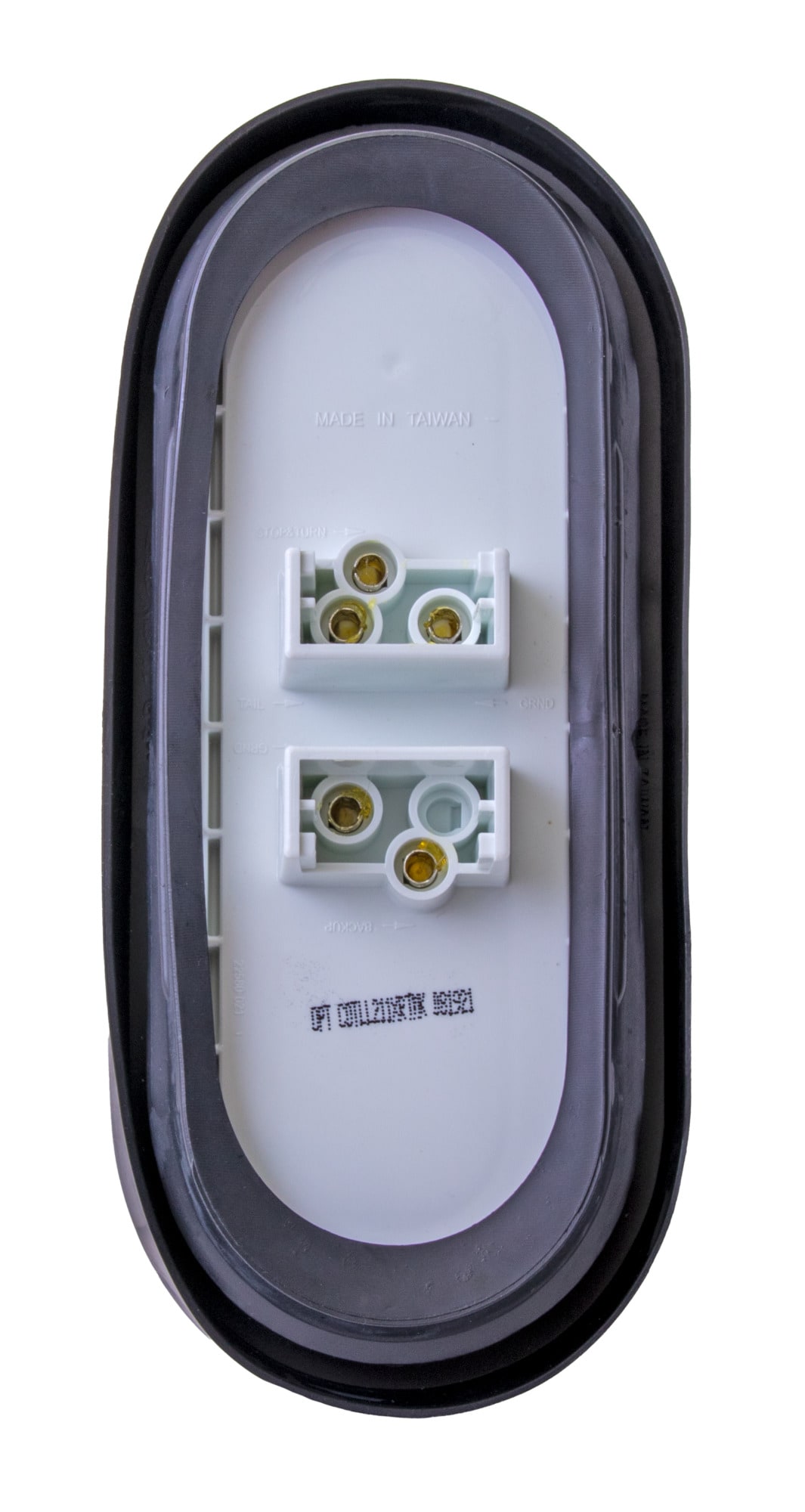 Kit de luces traseras selladas ovaladas de combinación LED de 6 pulgadas para remolque de mano CO-TLL211XRTMK