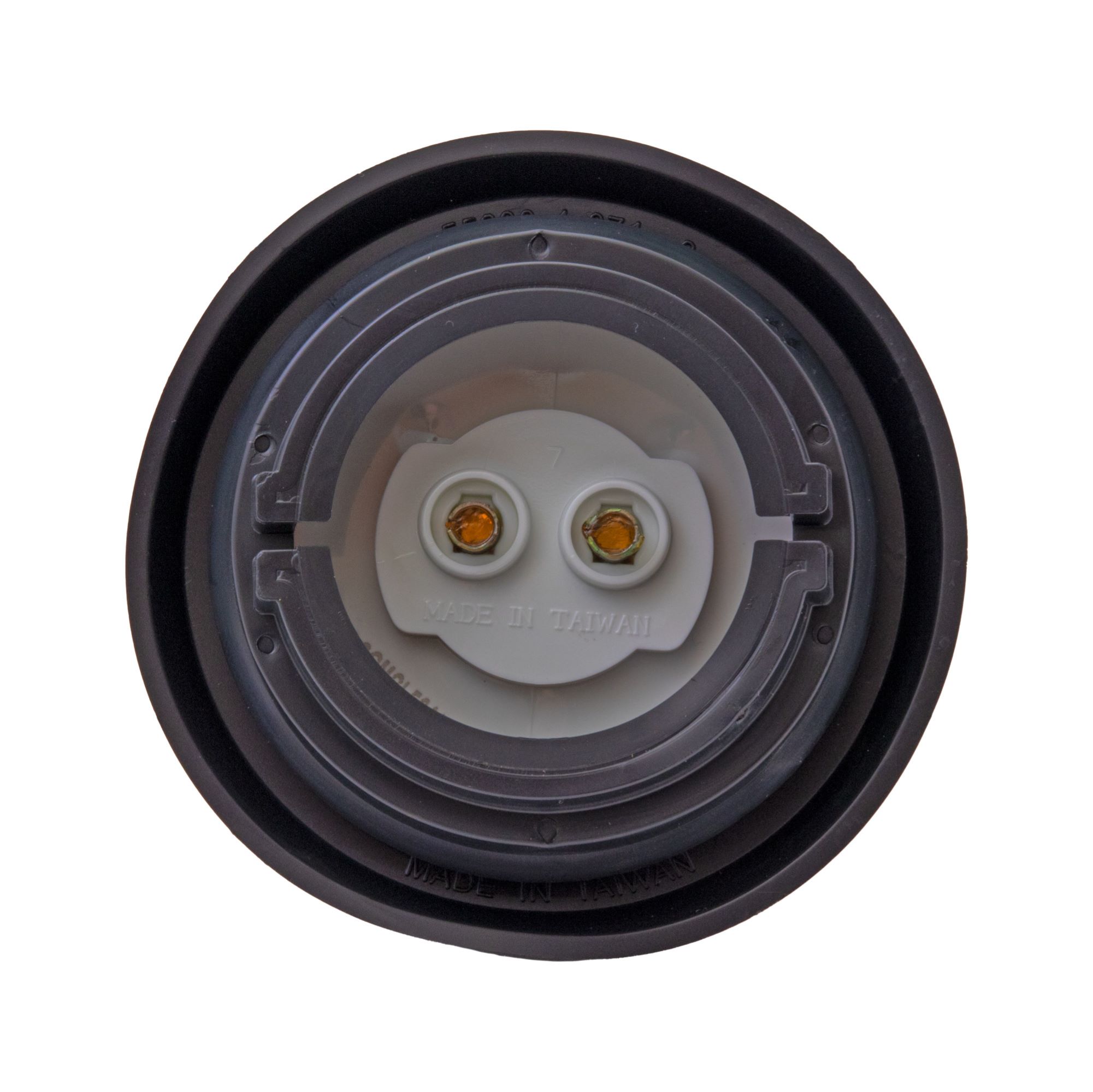 Luz marcadora/intermitente ámbar sellada redonda de 2 pulgadas para remolque de mano
