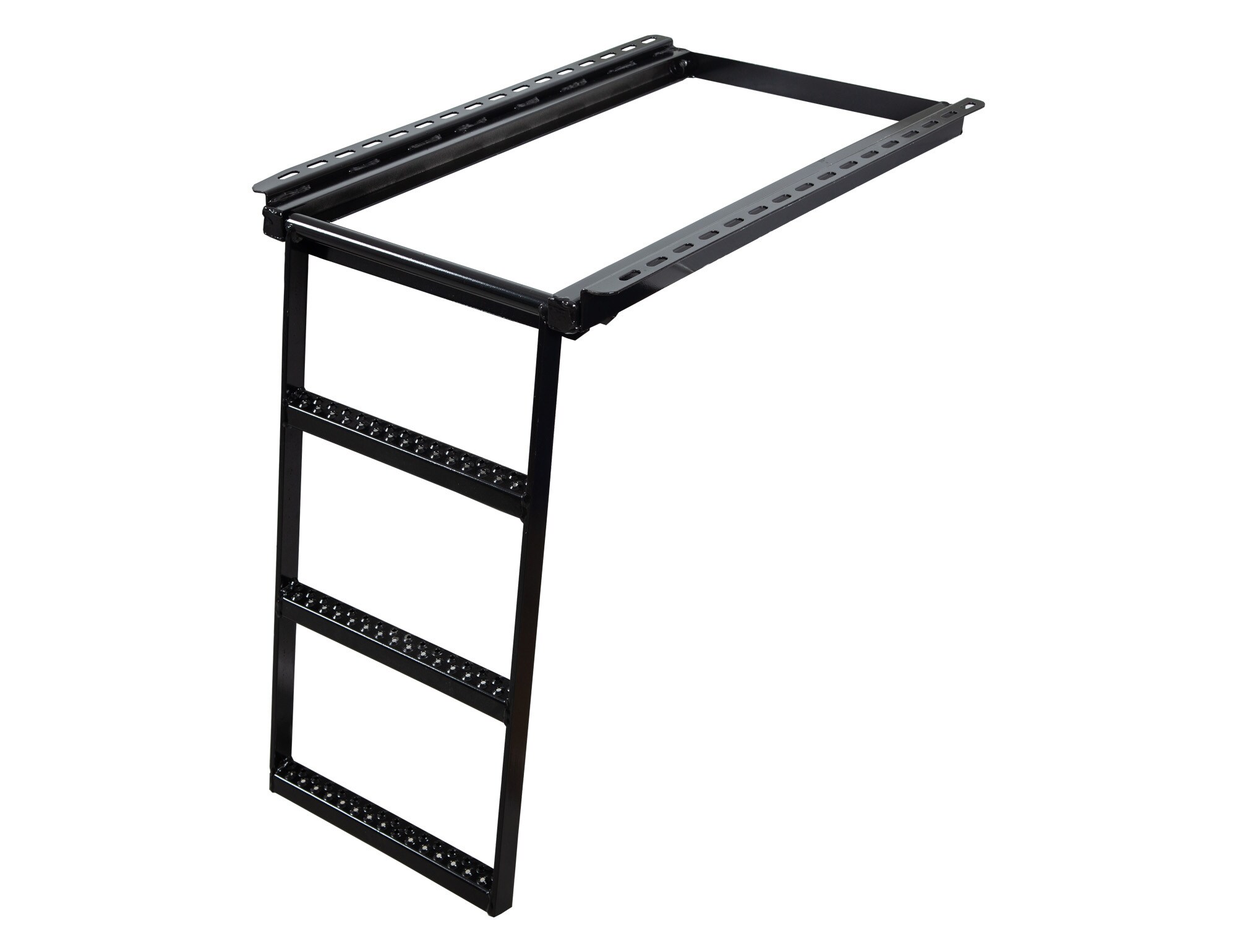 Peldaño Retráctil de Camioneta de 3 Escalones en Color Negro de Buyers Products