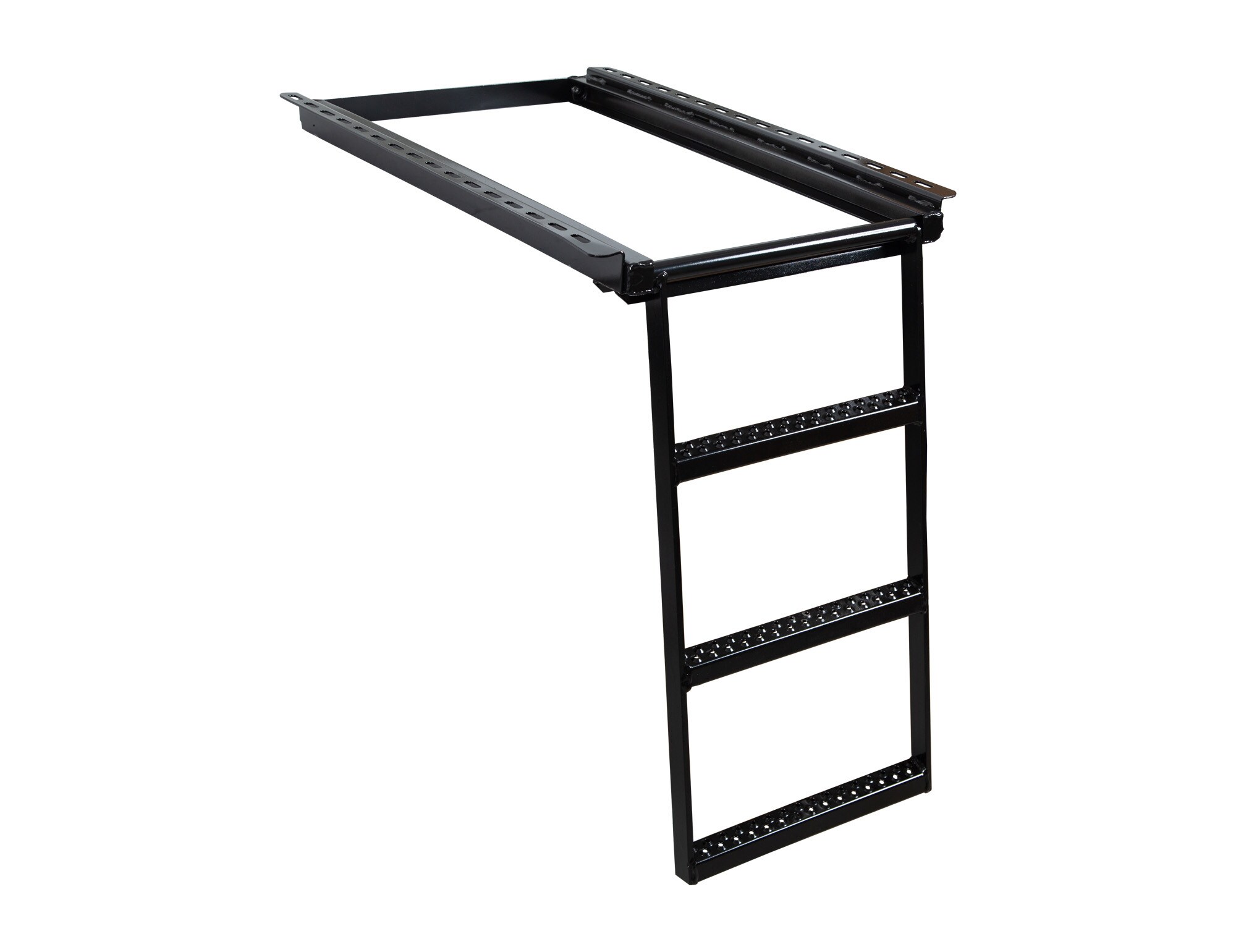 Peldaño Retráctil de Camioneta de 3 Escalones en Color Negro de Buyers Products
