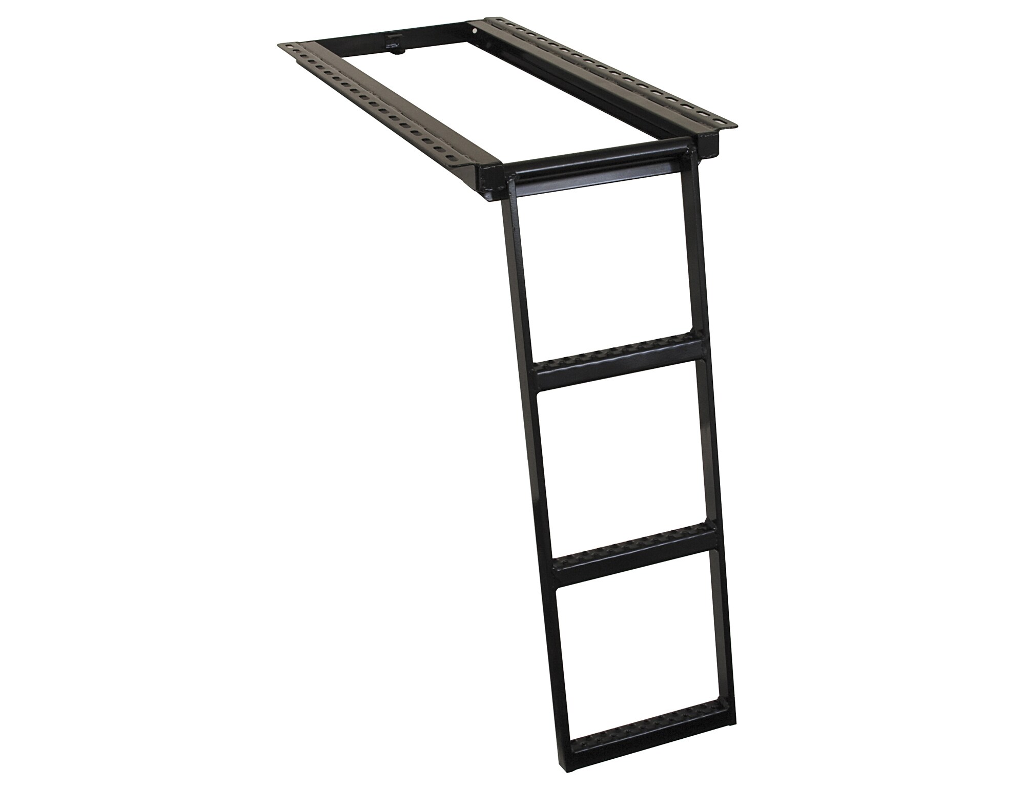 Peldaño Retráctil de Camioneta de 3 Escalones en Color Negro de Buyers Products
