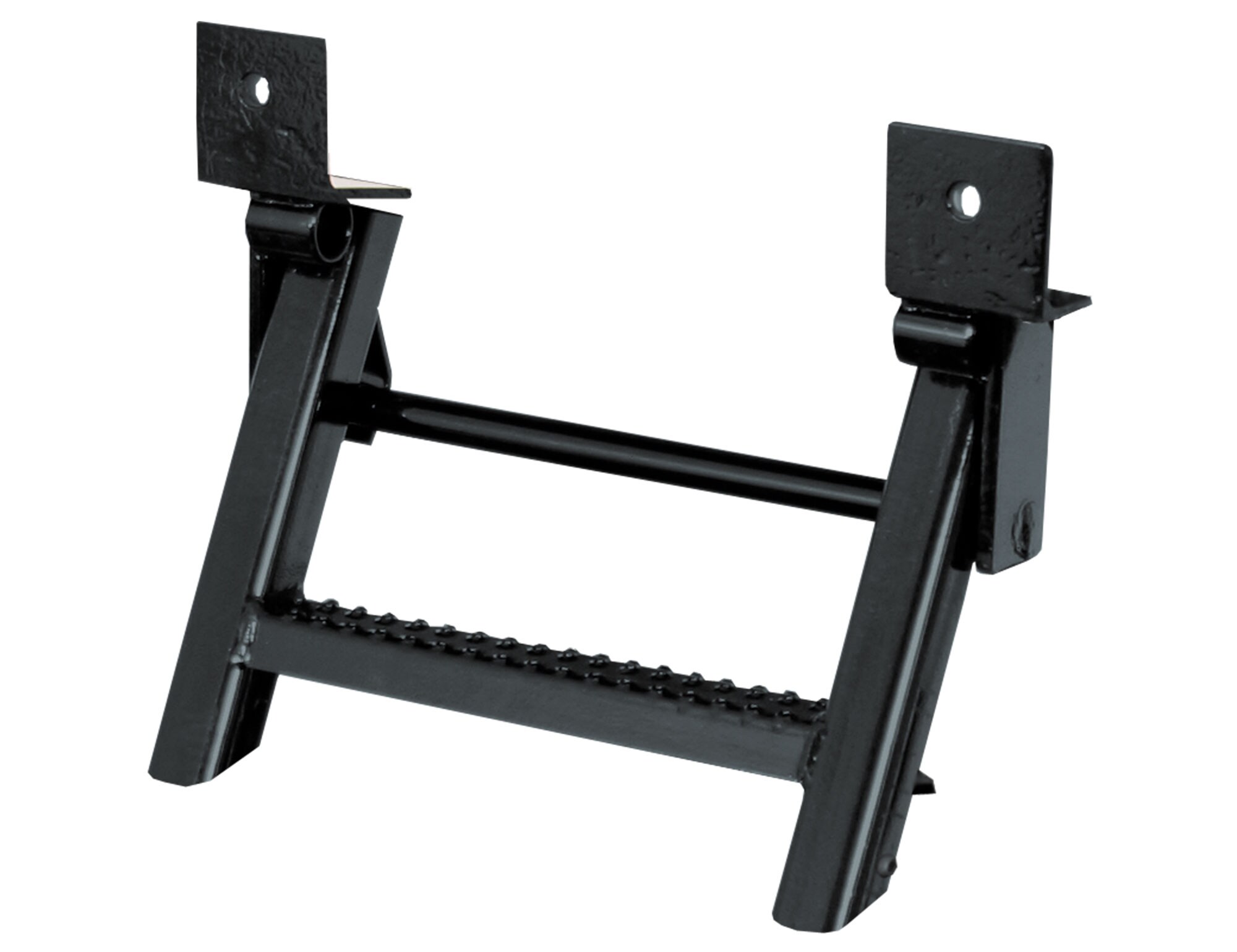 Peldaño retráctil para camioneta de un escalón en negro con superficie antideslizante - 17.38 X 15 pulgadas RS1