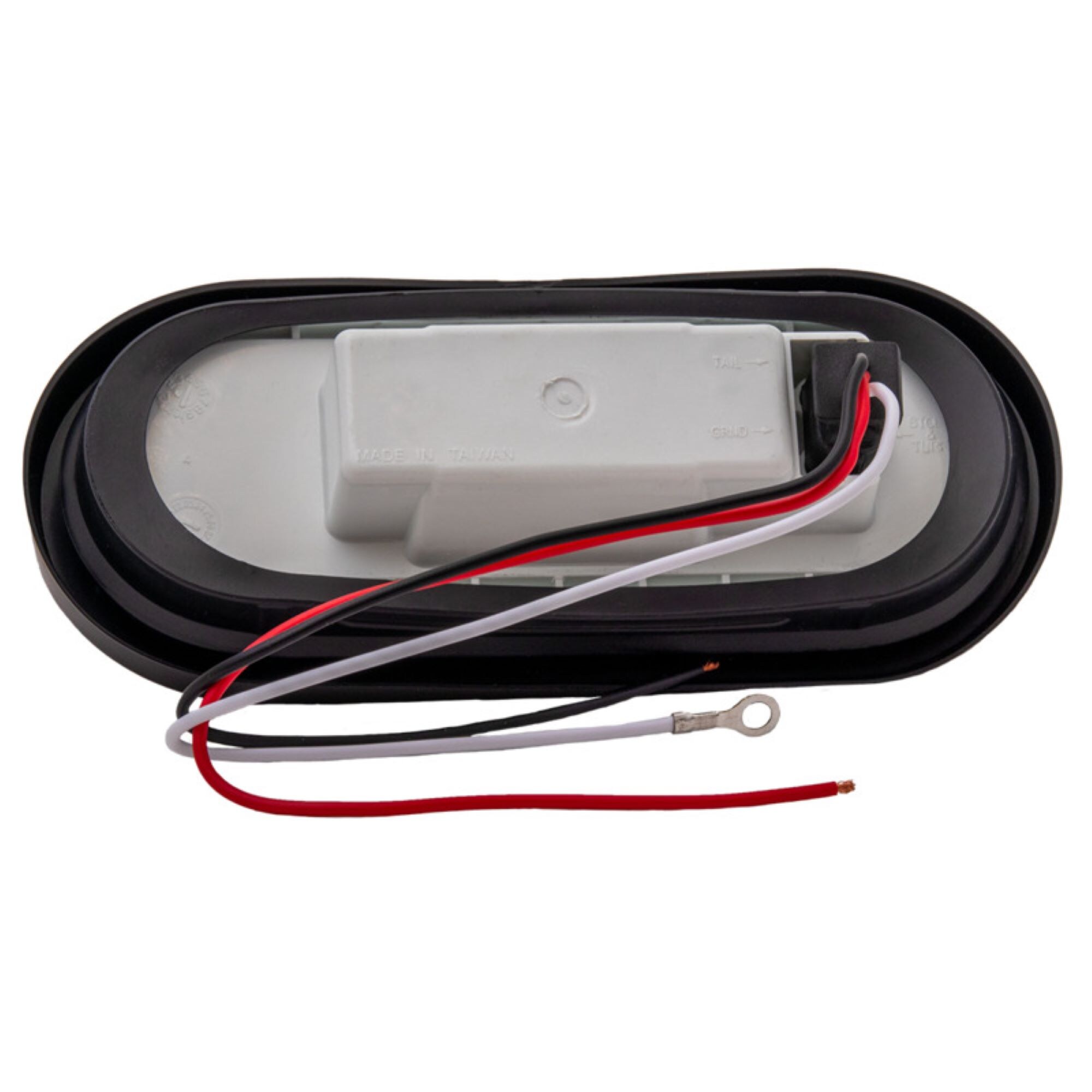Luz trasera sellada de combinación ovalada de 6 pulgadas para remolque de viaje CO-ST70RKBU