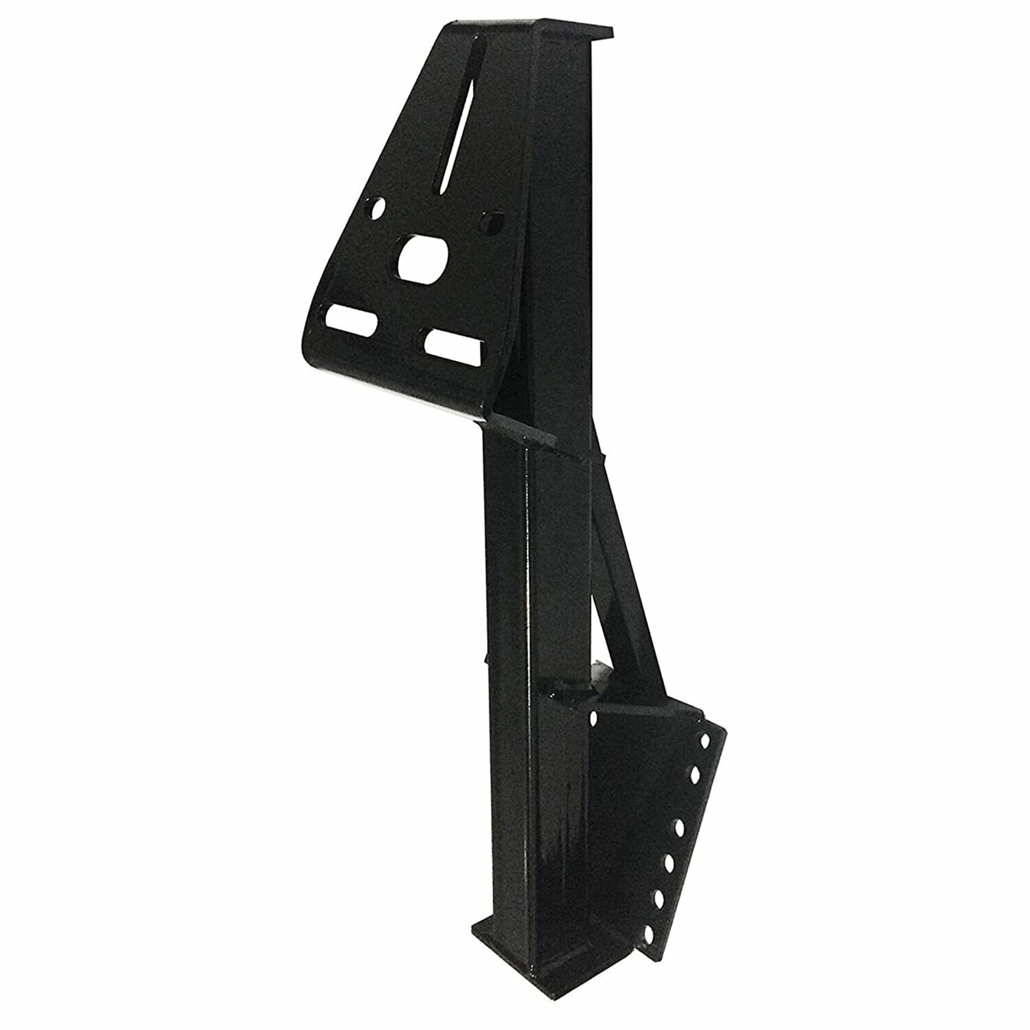 Porta llanta de repuesto universal para remolque, resistente de acero, color negro.