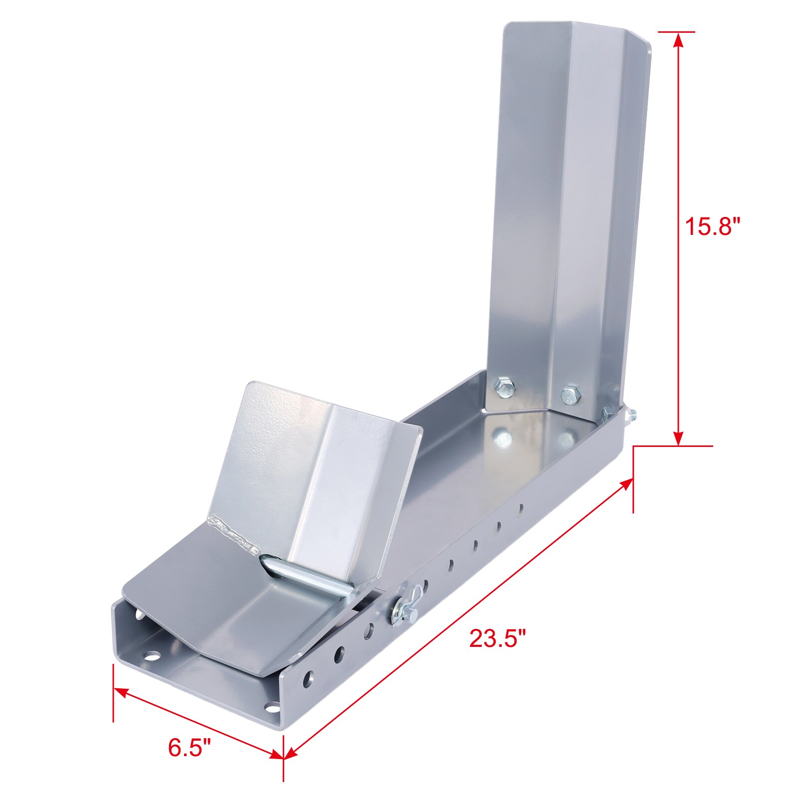 Soportes para Ruedas de Motocicleta Kahomvis para Remolques, Soporte Universal para Ruedas Delanteras de Motocicleta Estándar, Soporte Ajustable para Ruedas Delanteras de Motocicleta, Soporte para Remolque de 8 a 24 Pulgadas GH-QP214-974
