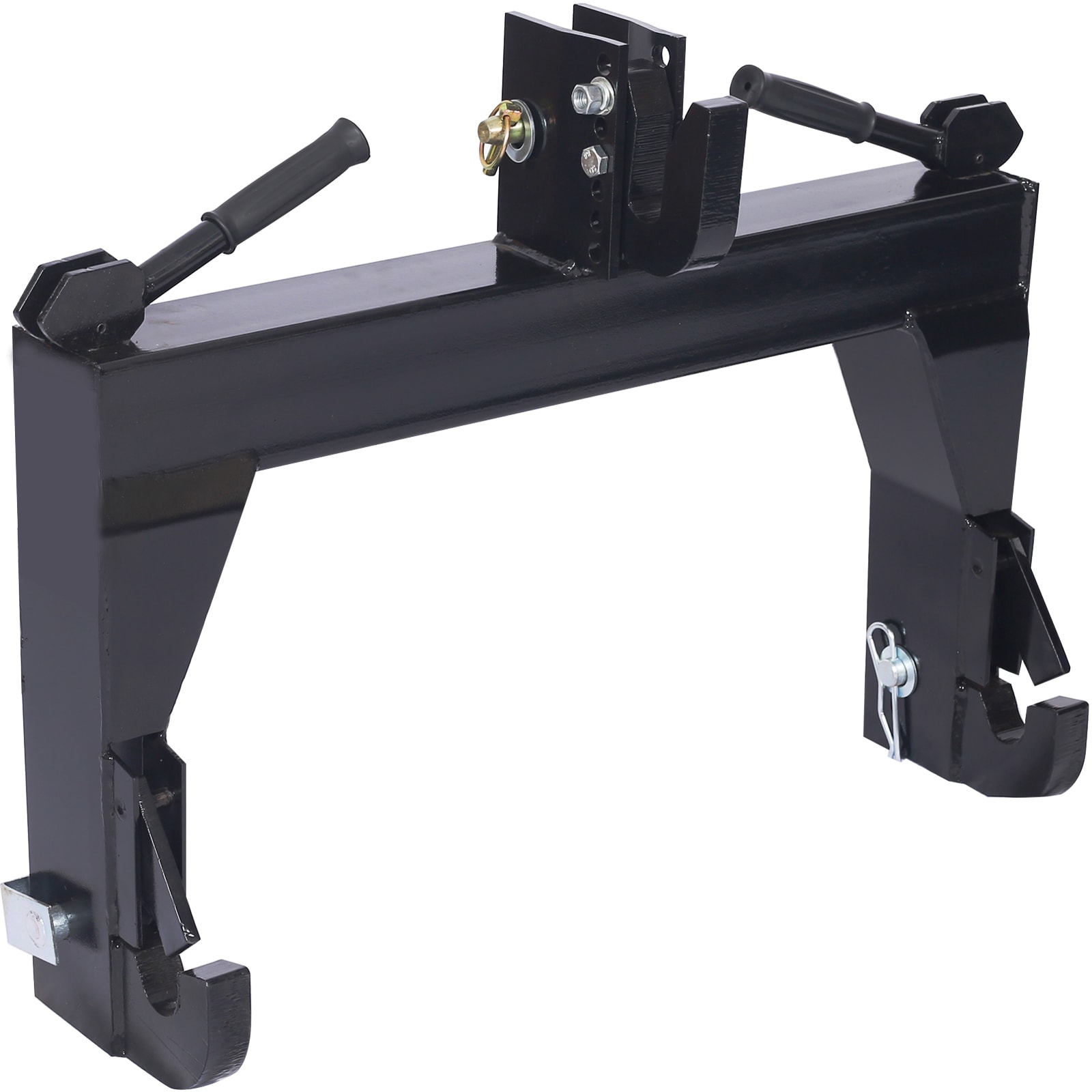 Enganche Rápido para Tractor Kahomvis, Enganche Rápido de 3 Puntos, Capacidad de 3000 Libras, Color Negro GH-QP214-834