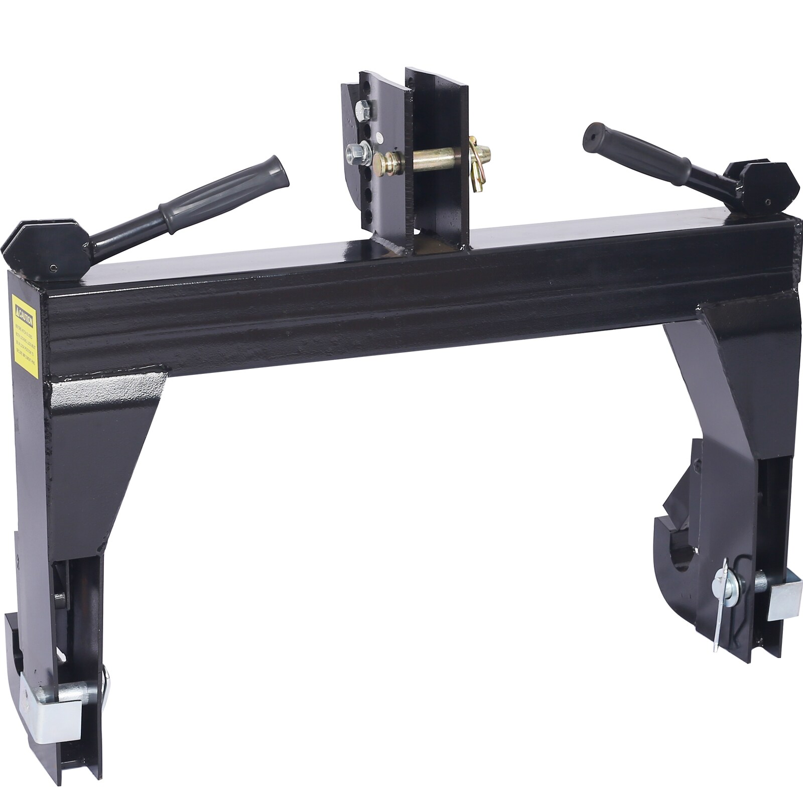 Enganche Rápido para Tractor Kahomvis, Enganche Rápido de 3 Puntos, Capacidad de 3000 Libras, Color Negro GH-QP214-834