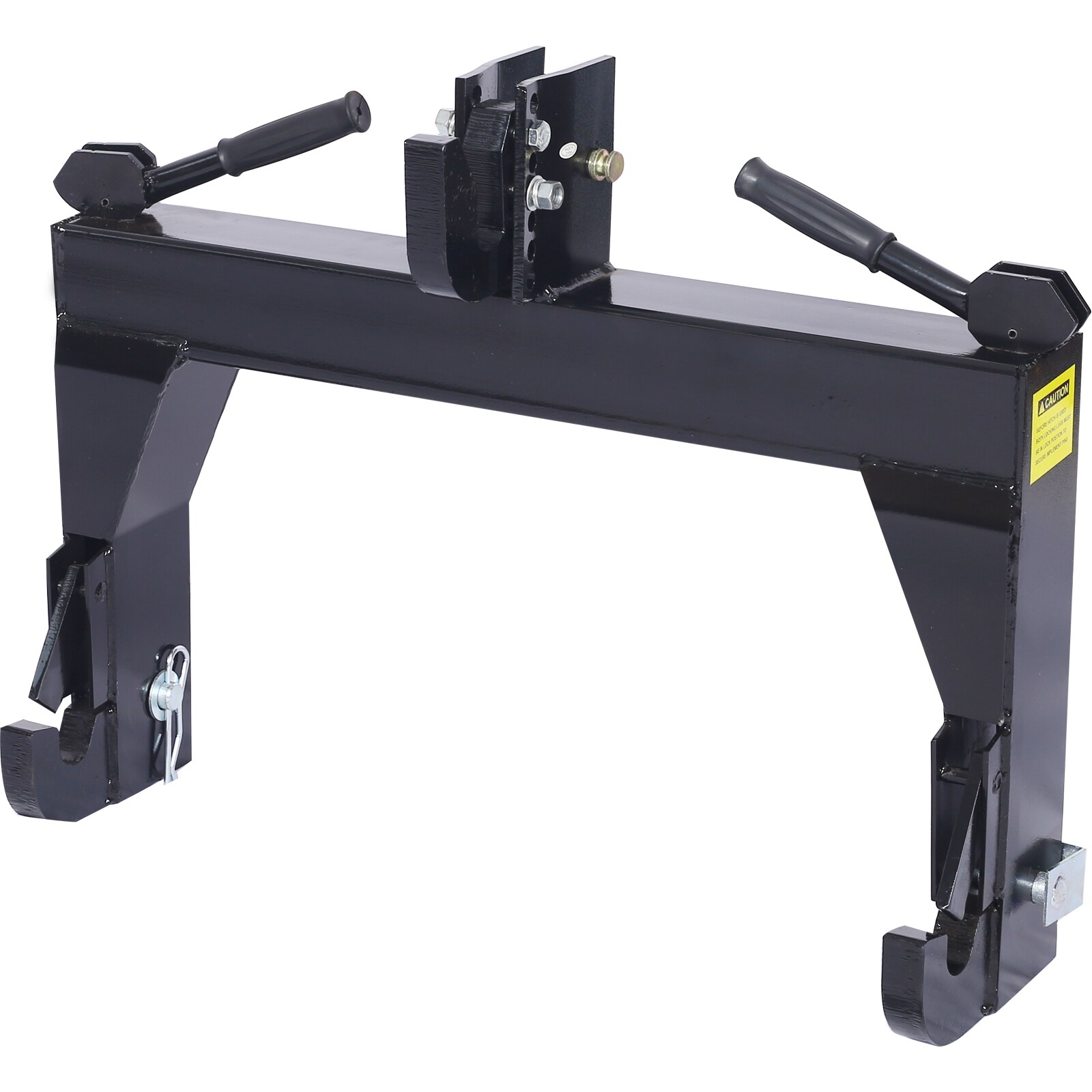 Enganche Rápido para Tractor Kahomvis, Enganche Rápido de 3 Puntos, Capacidad de 3000 Libras, Color Negro GH-QP214-834