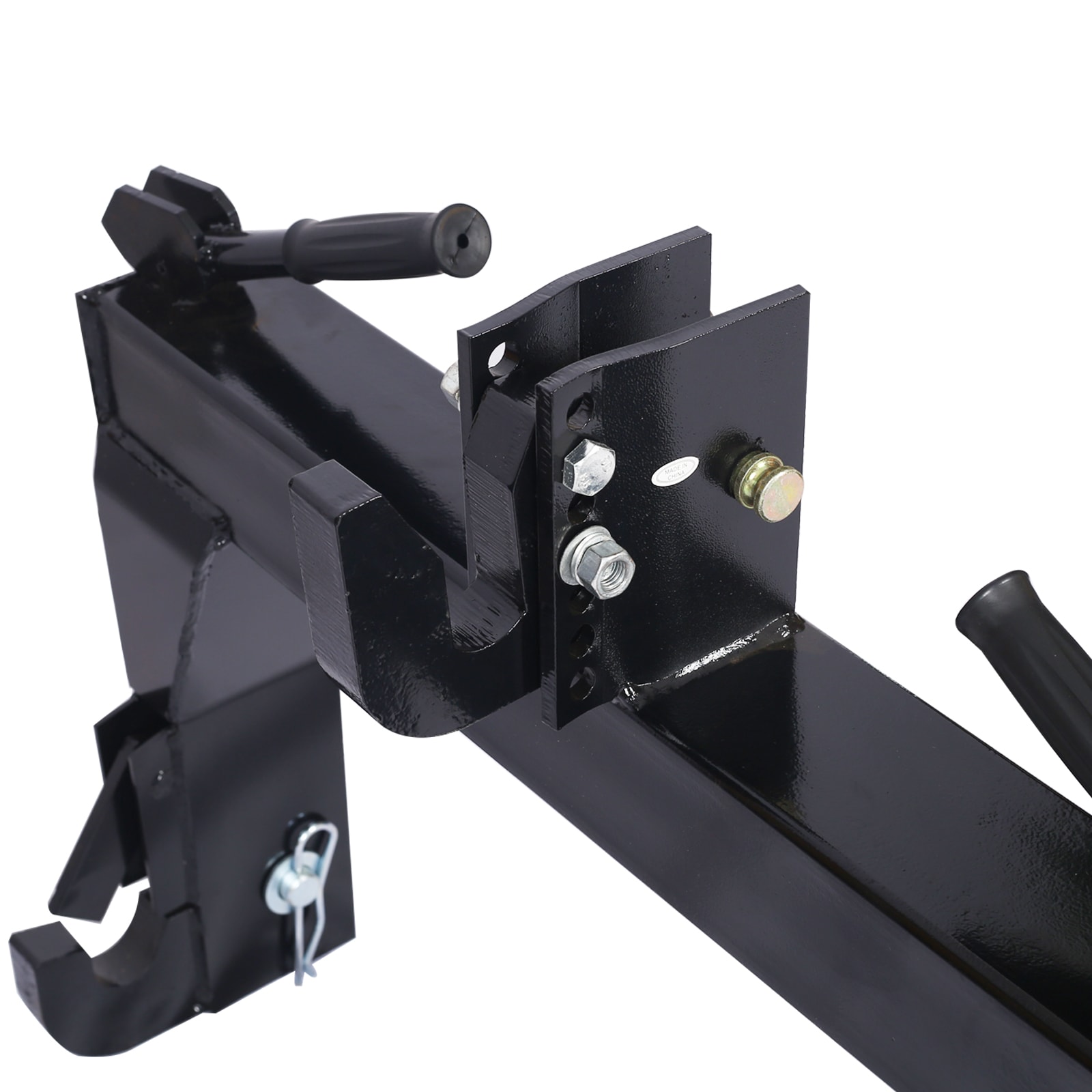 Enganche Rápido para Tractor Kahomvis, Enganche Rápido de 3 Puntos, Capacidad de 3000 Libras, Color Negro GH-QP214-834