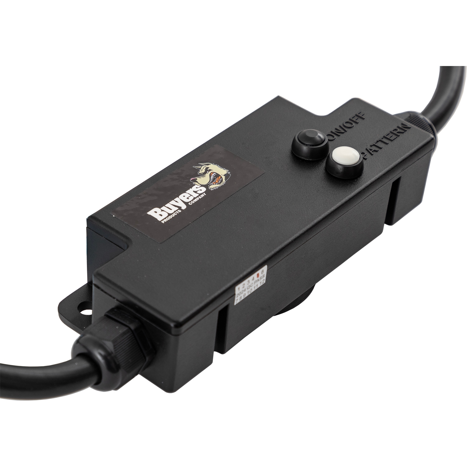 Kit de luces intermitentes para conector de remolque de 7 vías - Montaje permanente en remolque TC8894 de Buyers Products.