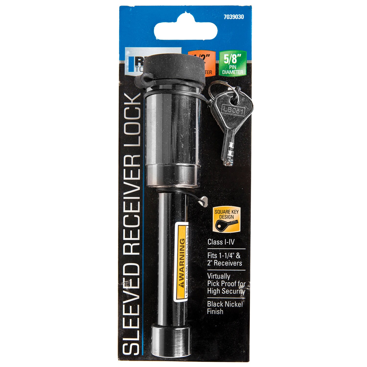 Candado de Élite Negro con Revestimiento de Níquel para Reese Towpower 7039030
