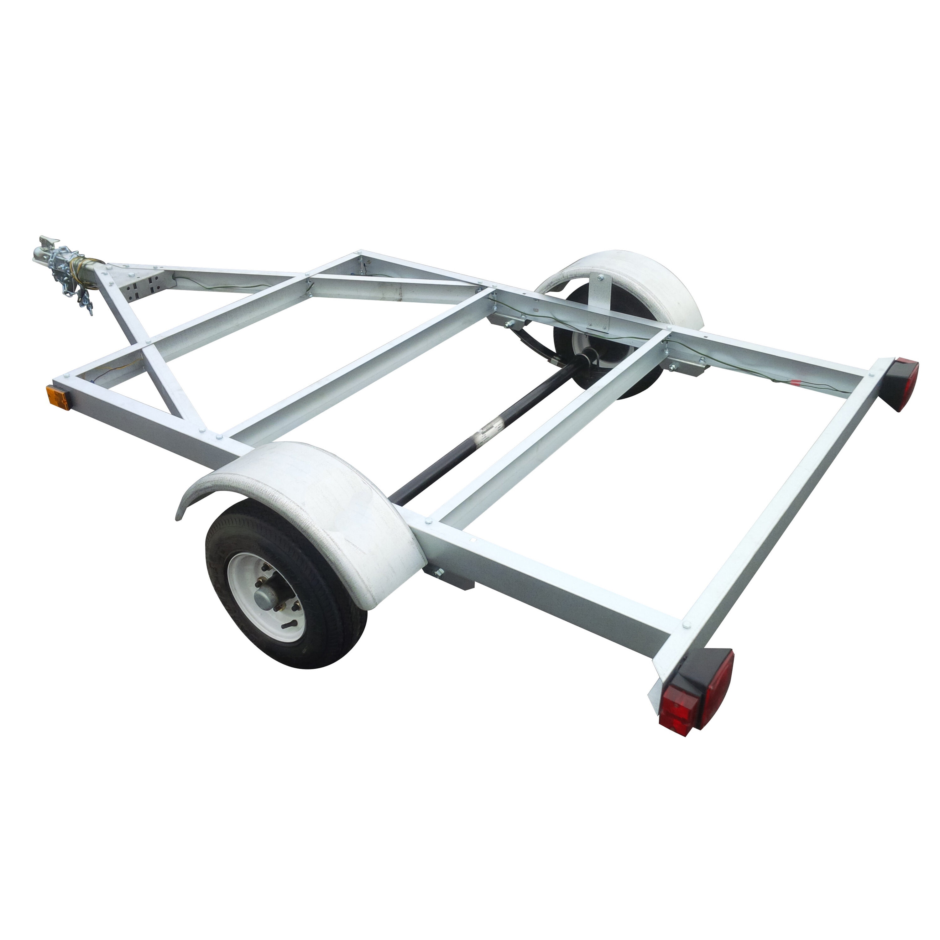 Remolque utilitario de acero de 4 pies x 6 pies Stirling (capacidad de 800 lb) 504077