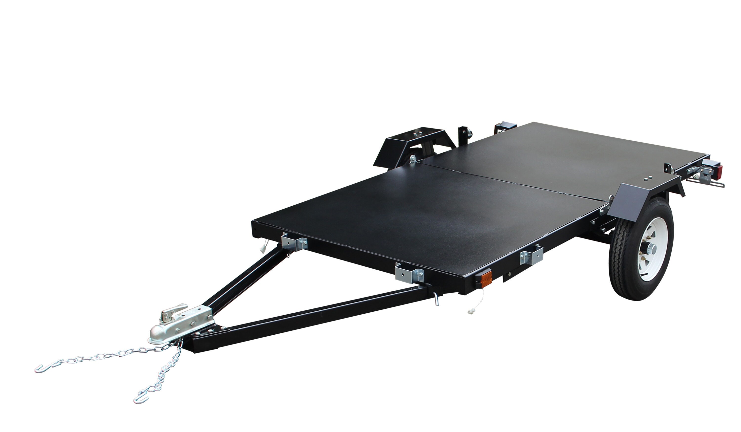 Remolque de Utilidad de Acero de 4 pies x 8 pies (Capacidad de 1450 libras)
