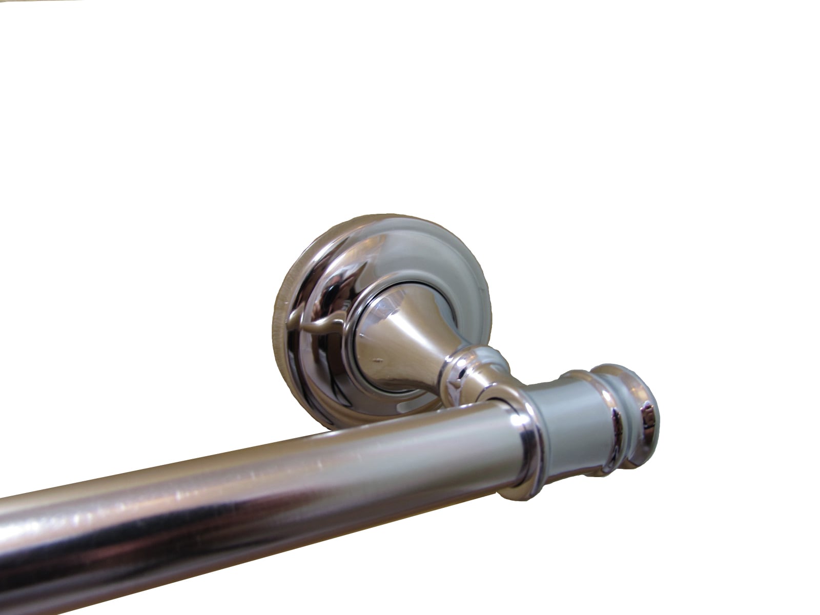 Set de accesorios decorativos para baño en cromo Edgerton de 3 piezas - Barra para toallas, Porta papel higiénico, Anillo para toalla, Incluidos BA3801-3SET-CH