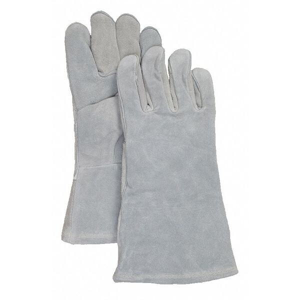 Guante de soldador Guard-Line, color gris perla, 14 pulgadas, Talla M - T101LFWRRM
