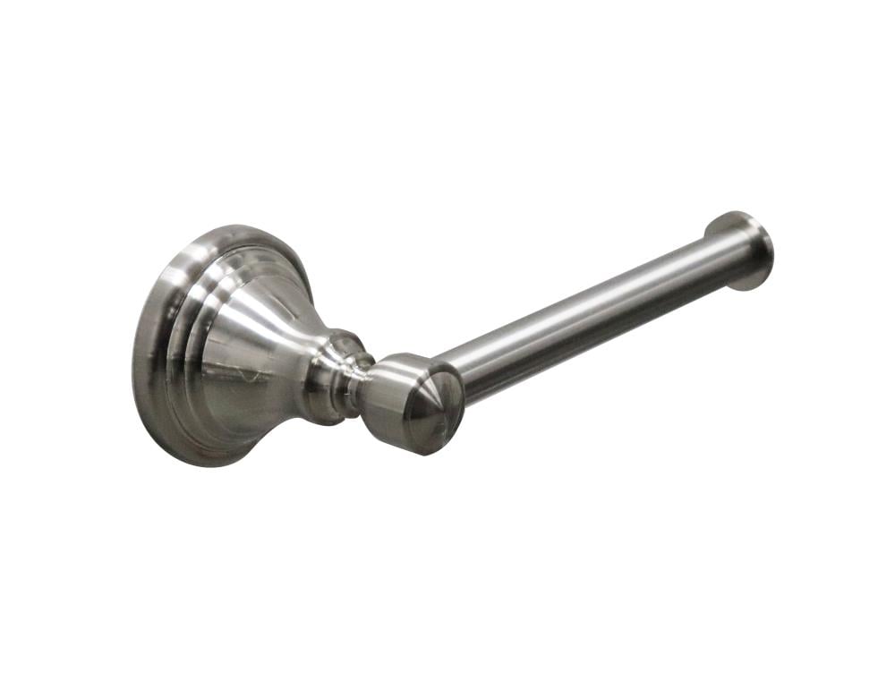 Conjunto de accesorios decorativos para baño de 3 piezas con acabado en níquel cepillado Jordon, incluye barra de toalla, porta papel higiénico y argolla para toalla - Modelo FSI657-18TPTRBNIC