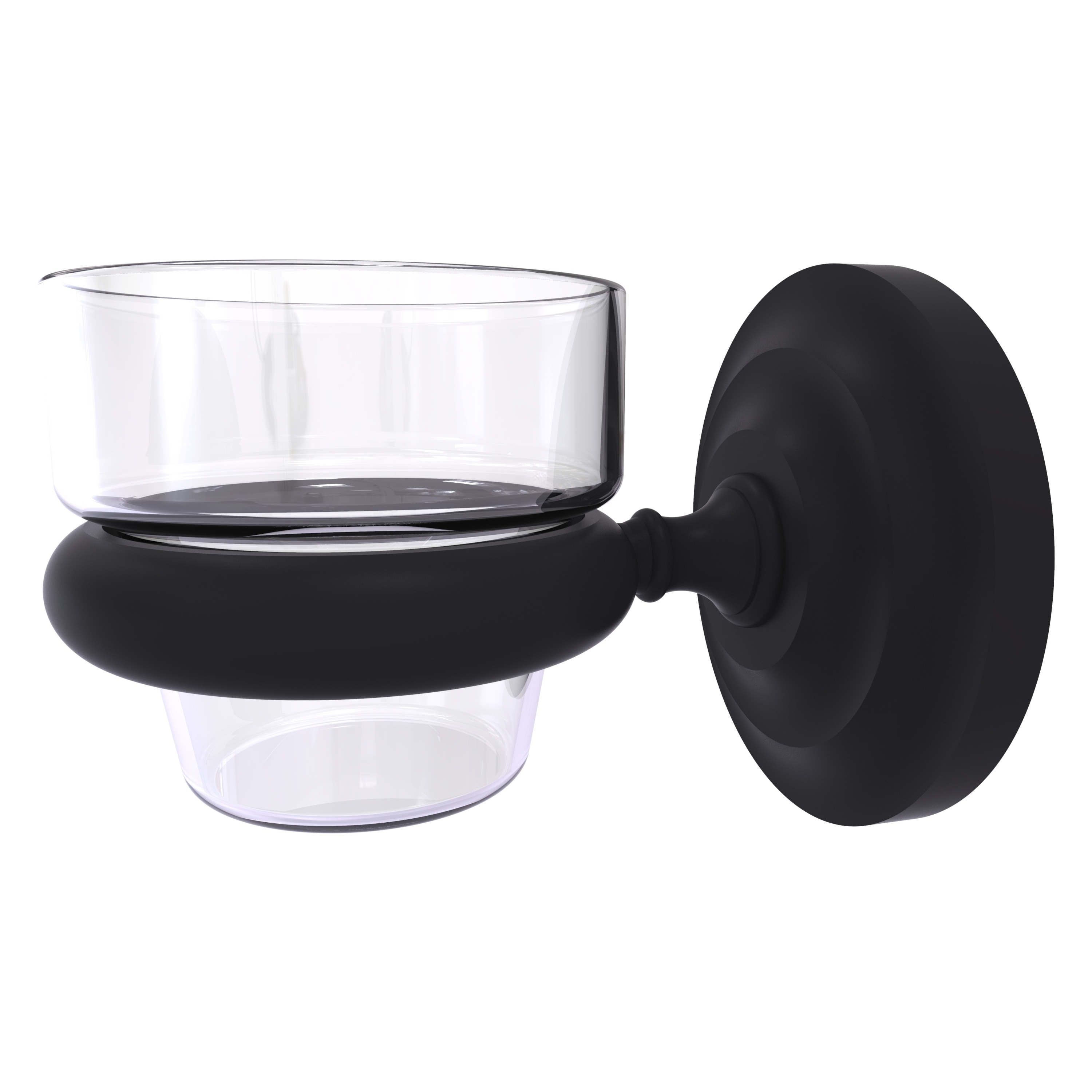 Juego de accesorios decorativos para baño de latón 2 piezas Prestige Que New en negro mate incluido