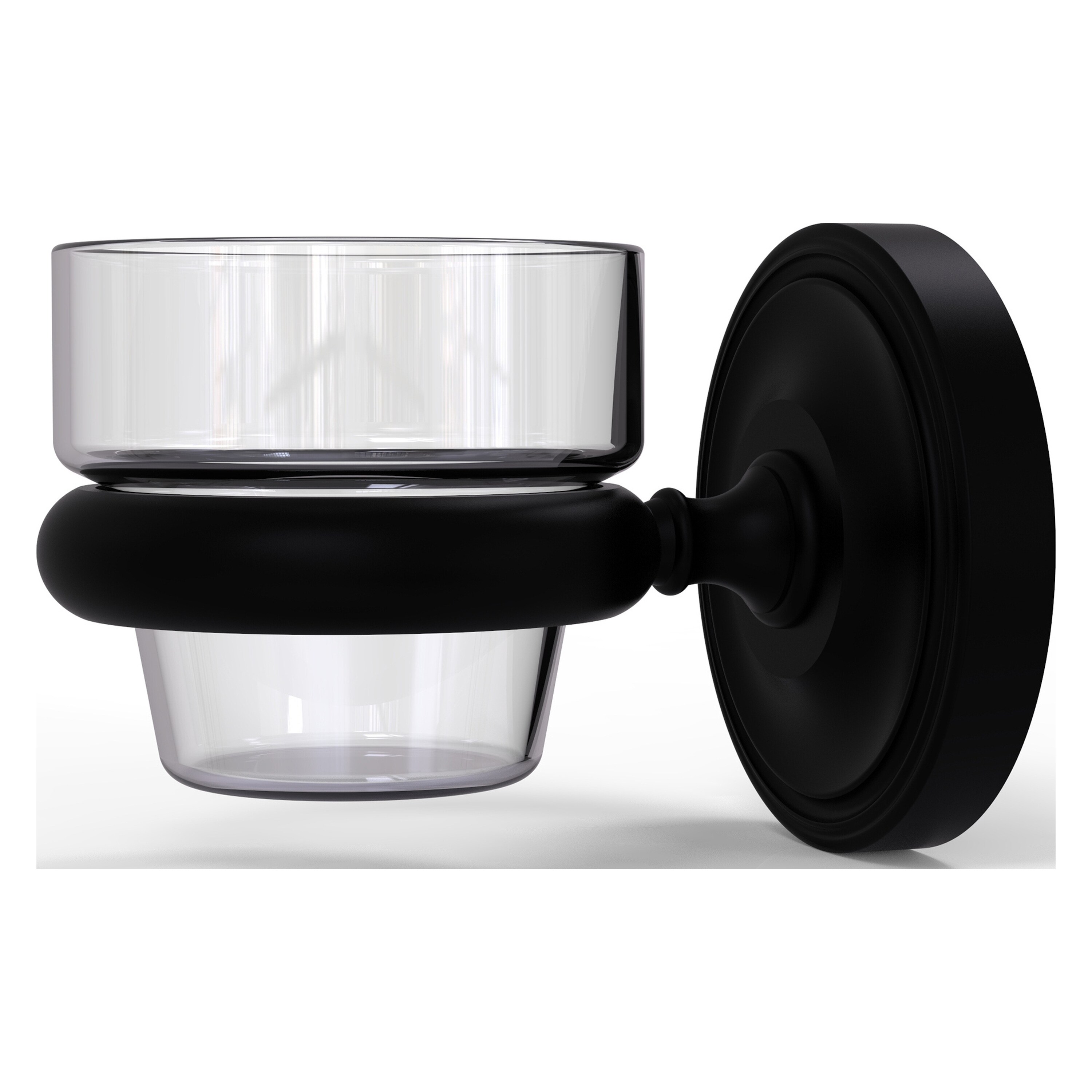 Set de accesorios para baño decorativo en negro mate de 2 piezas de Prestige Regal incluido PR-64-BKM de Allied Brass