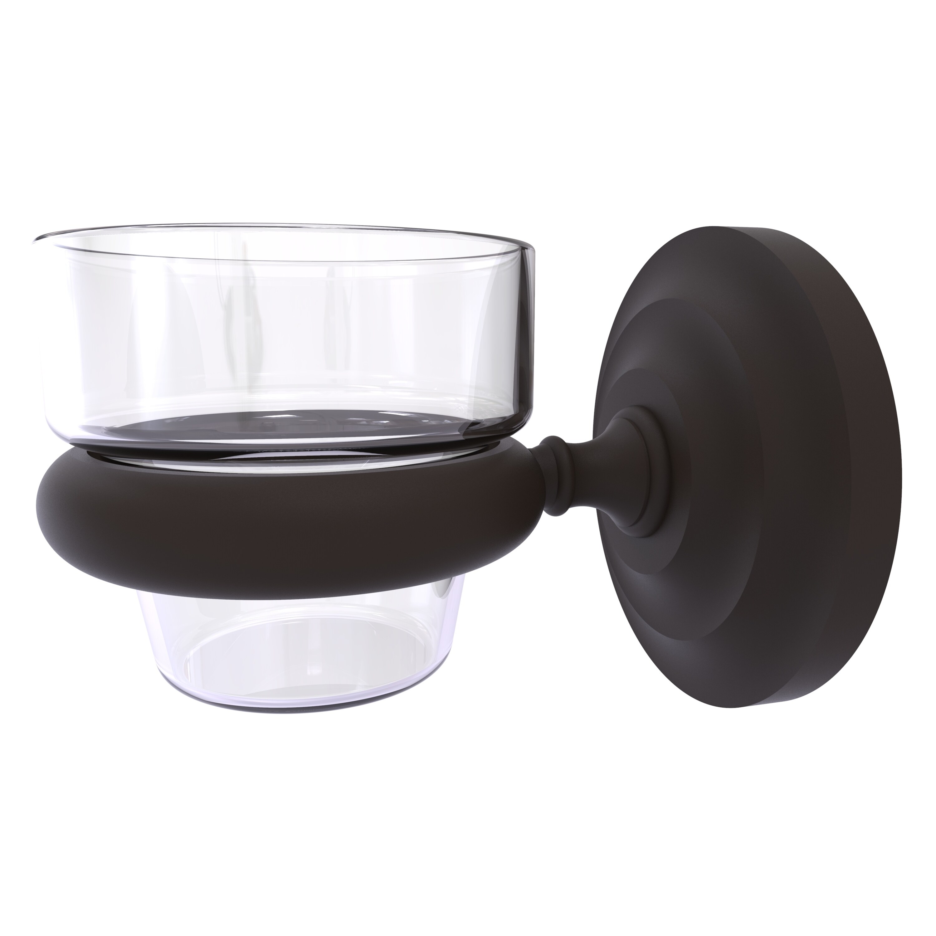 Juego de accesorios de baño decorativos de bronce aceitado Allied Brass 2 piezas Prestige Que New incluido PQN-64-ORB