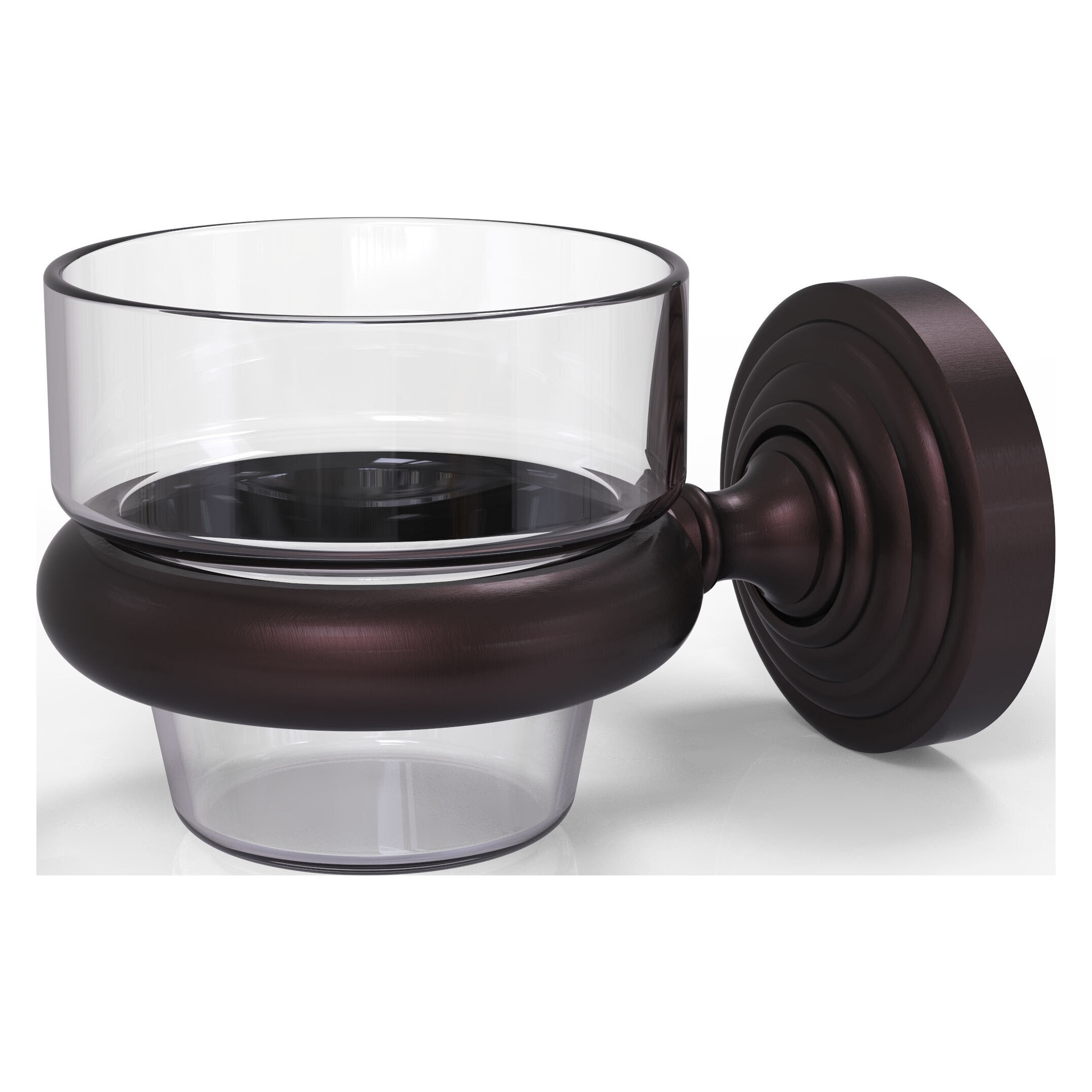 Conjunto de accesorios decorativos para baño en bronce antiguo de dos piezas de Waverly Place de Allied Brass incluido WP-64-ABZ.