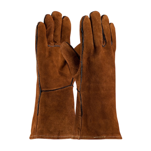 Guantes para soldadura Pip, palma de cuero de res, para hombre, paquete de 12 unidades - 73-7088