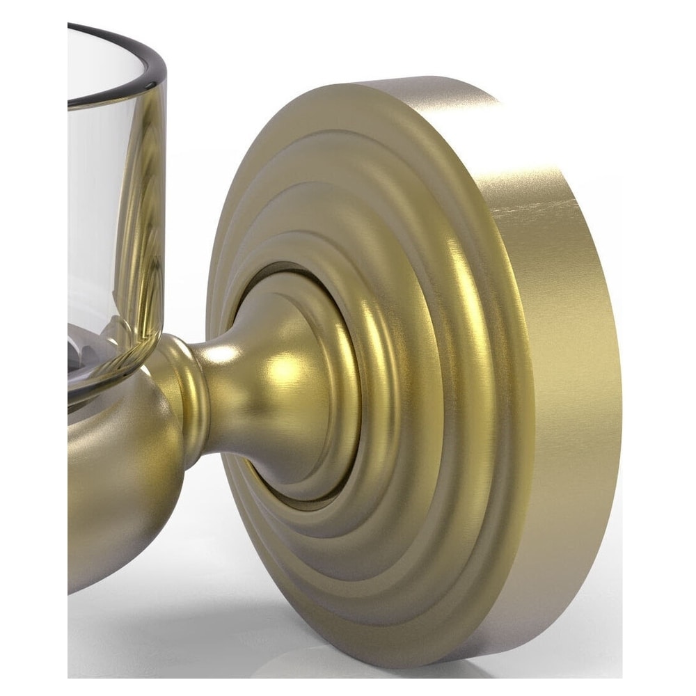 Juego de accesorios decorativos para baño en latón satinado de dos piezas Waverly Place de Allied Brass incluido WP-64-SBR.