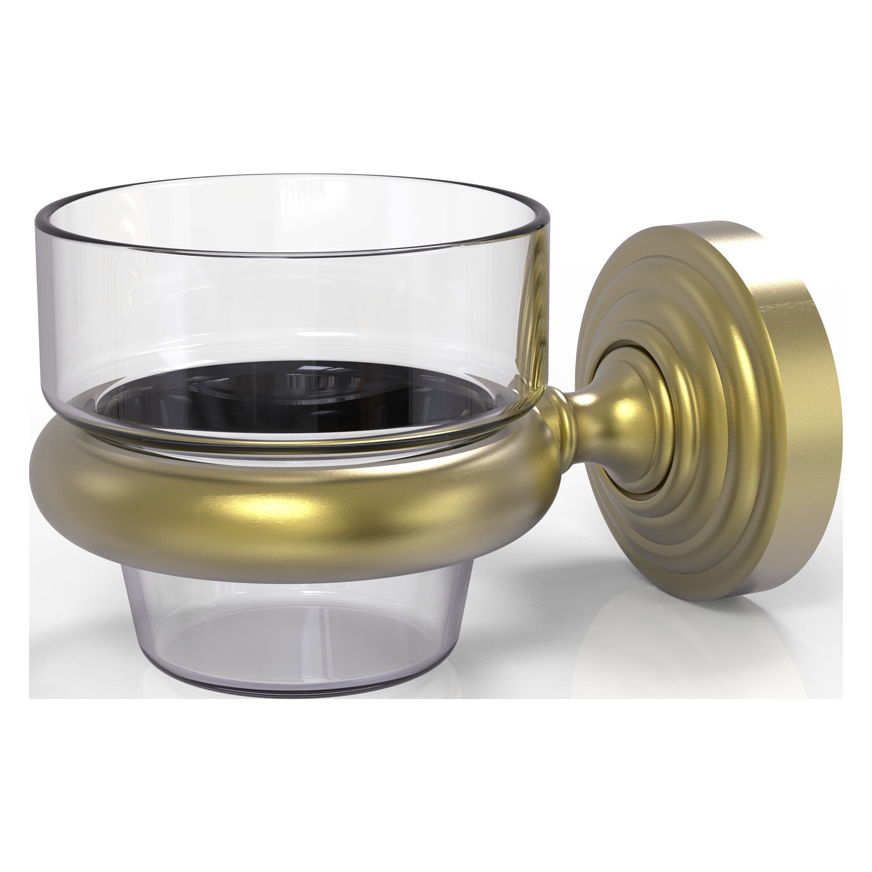 Juego de accesorios decorativos para baño en latón satinado de dos piezas Waverly Place de Allied Brass incluido WP-64-SBR.