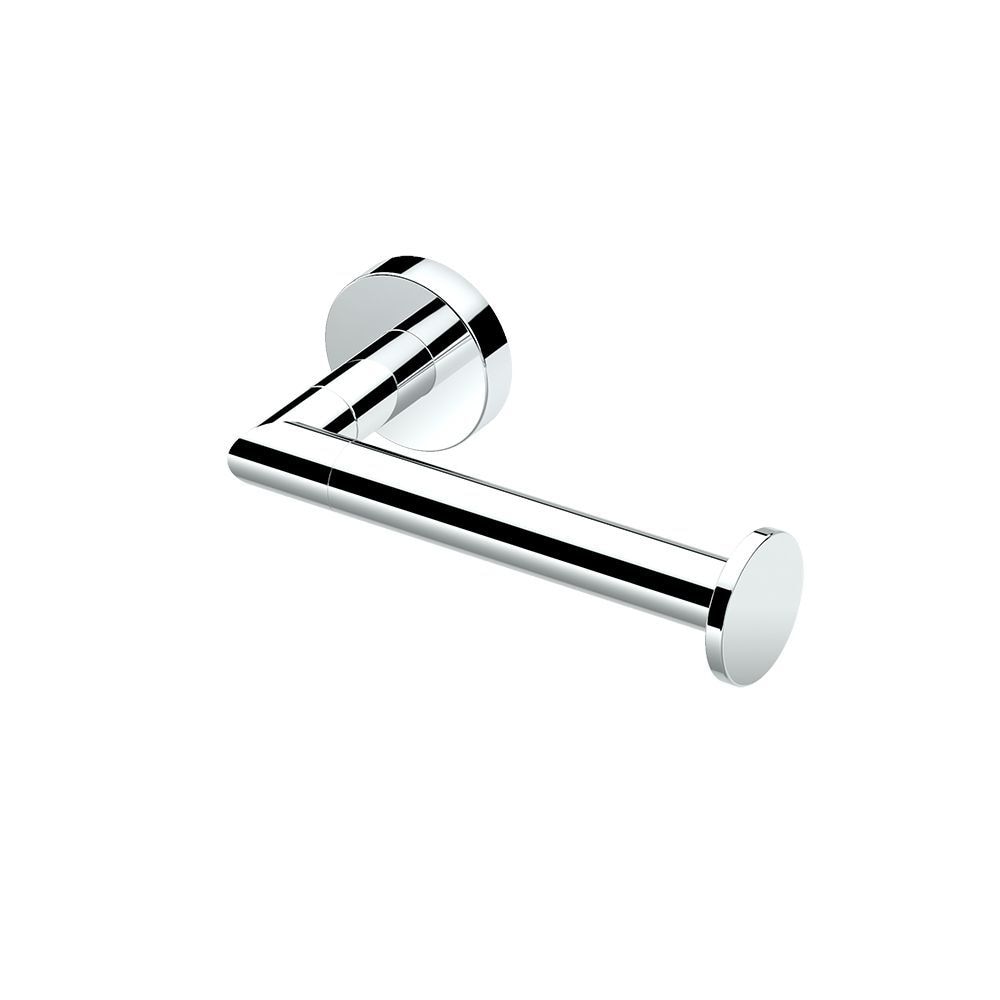 Juego de Accesorios de Baño Decorativos Cromados con Estilo Glam de 4 Piezas Gatco - Barra para Toallas, Porta Papel Higiénico, Argolla para Toallas, Gancho para Batas Incluidos KA-GLA-4-PC