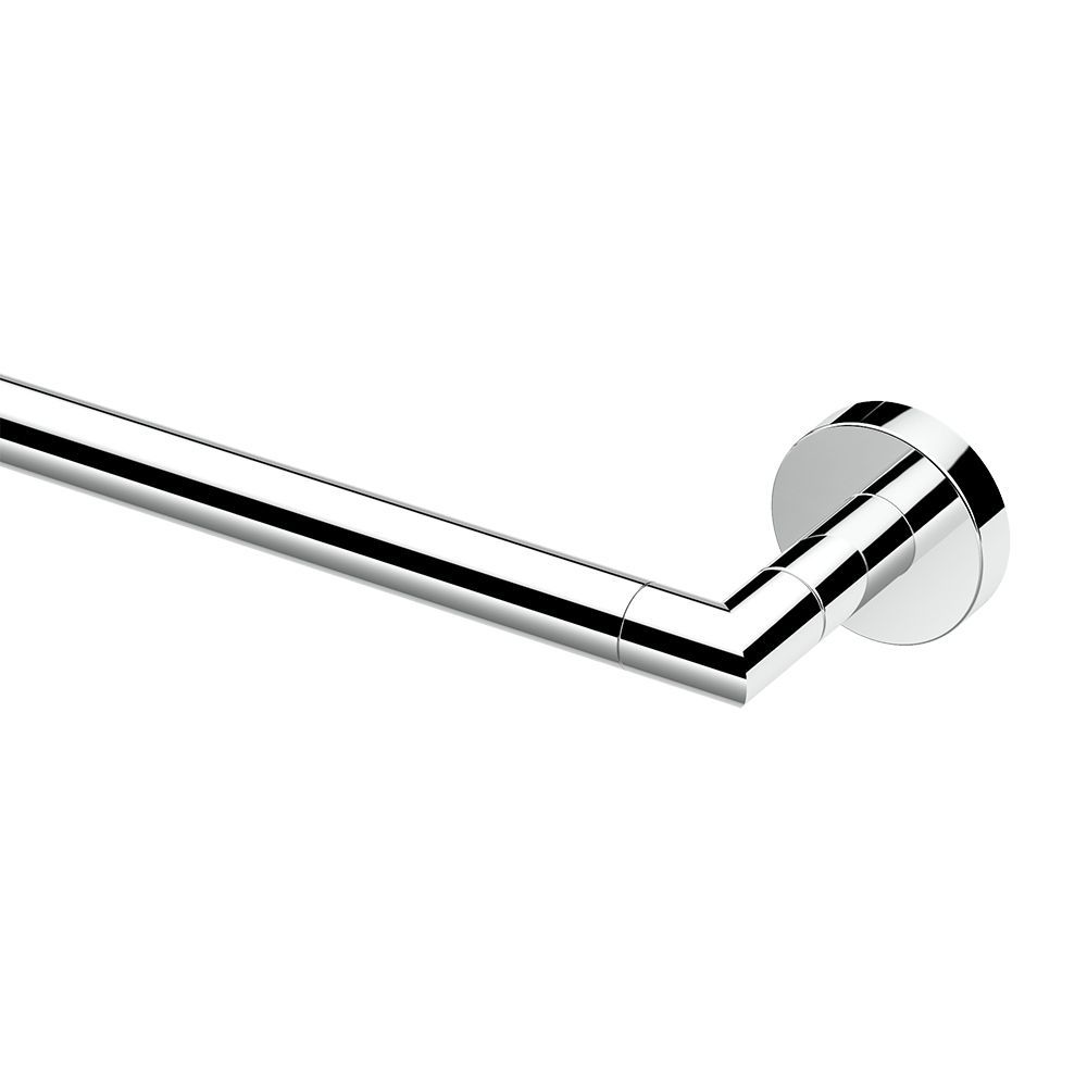 Juego de Accesorios de Baño Decorativos Cromados con Estilo Glam de 4 Piezas Gatco - Barra para Toallas, Porta Papel Higiénico, Argolla para Toallas, Gancho para Batas Incluidos KA-GLA-4-PC