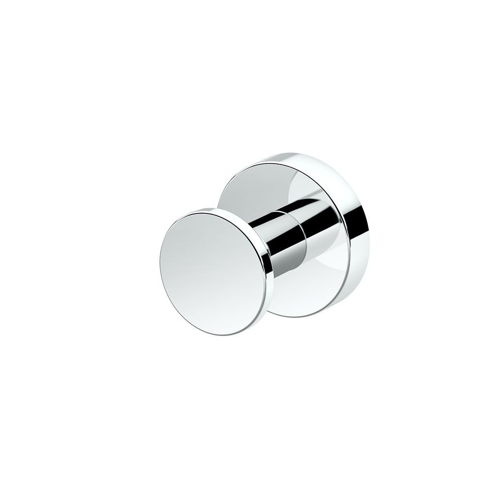 Juego de Accesorios de Baño Decorativos Cromados con Estilo Glam de 4 Piezas Gatco - Barra para Toallas, Porta Papel Higiénico, Argolla para Toallas, Gancho para Batas Incluidos KA-GLA-4-PC
