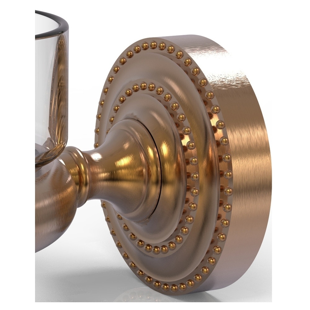 Juego de accesorios de baño decorativos de dos piezas en bronce cepillado Dottingham incluido