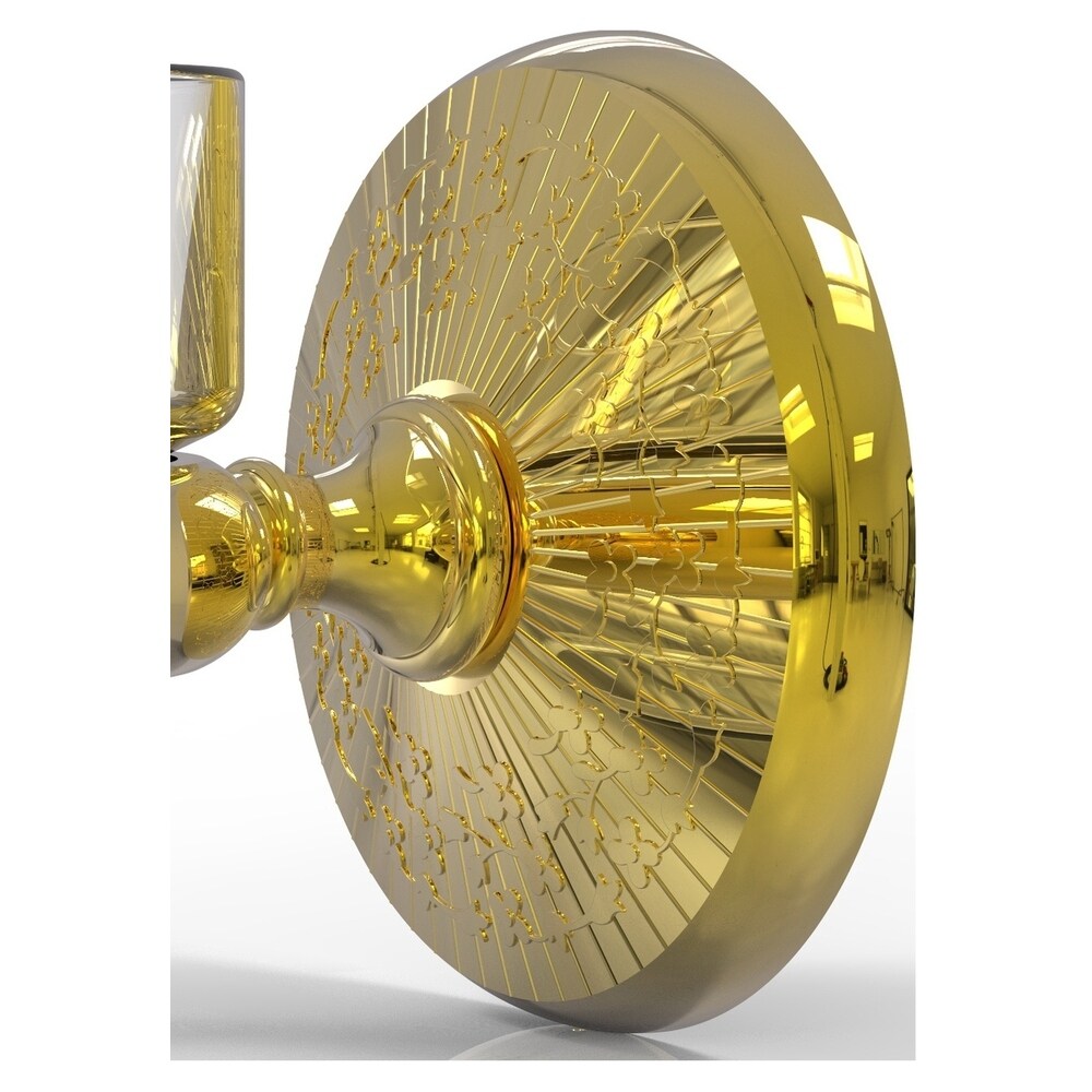Juego de accesorios para baño decorativos de latón pulido de 2 piezas Monte Carlo incluido MC-64-PB