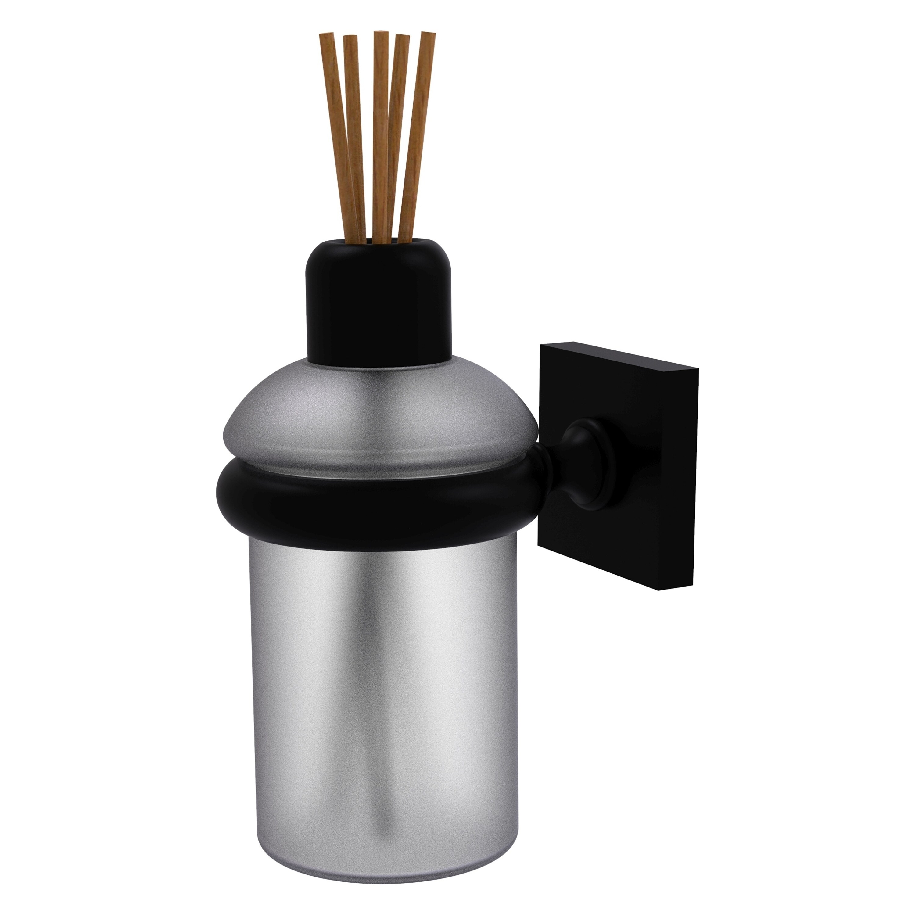 Juego de Accesorios de Baño Decorativo en Negro Mate de 2 Piezas de Montero incluido.