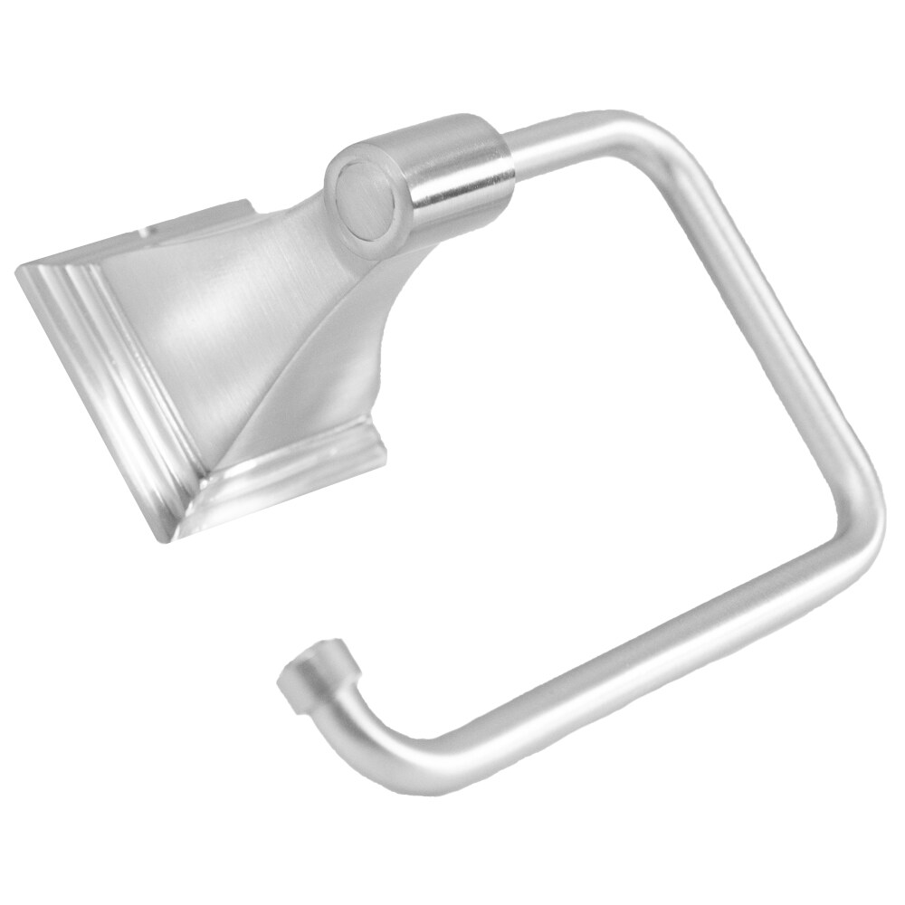 Juego de accesorios para baño ARISTA de 3 piezas en níquel satinado - Barra de toalla, portarrollos de papel higiénico, argolla para toallaLeonard, incluido BA1702-3PCSET-SN