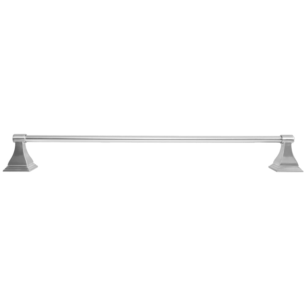 Juego de accesorios para baño ARISTA de 3 piezas en níquel satinado - Barra de toalla, portarrollos de papel higiénico, argolla para toallaLeonard, incluido BA1702-3PCSET-SN