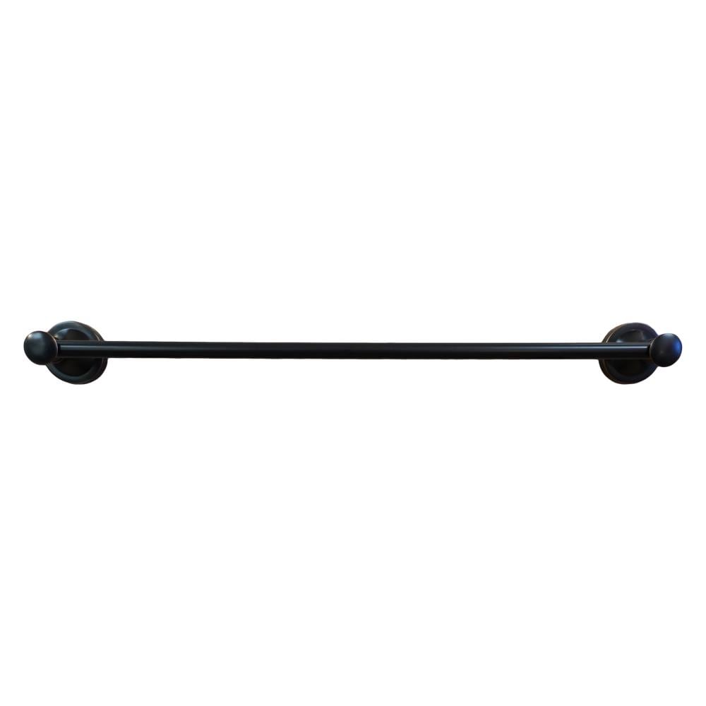 Juego de accesorios de baño decorativos de bronce aceitado de 4 piezas Dyconn Faucet Londres - Barra para toallas, portarrollos de papel, argolla para toallas, gancho para batas incluidos BLN4SET24-ORB