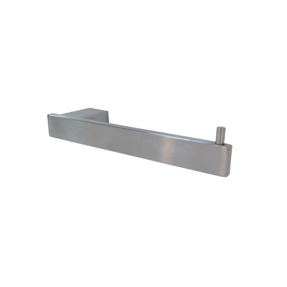 Juego de accesorios decorativos para baño de níquel cepillado de 5 piezas de Suecia: barra de toallas, portarrollos de papel, anillo para toallas y gancho para batas incluidos BNSW5PK-BN