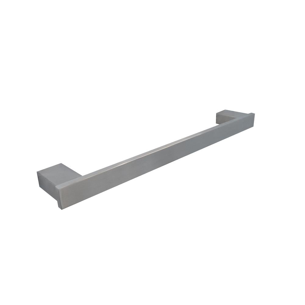 Juego de accesorios decorativos para baño de níquel cepillado de 5 piezas de Suecia: barra de toallas, portarrollos de papel, anillo para toallas y gancho para batas incluidos BNSW5PK-BN