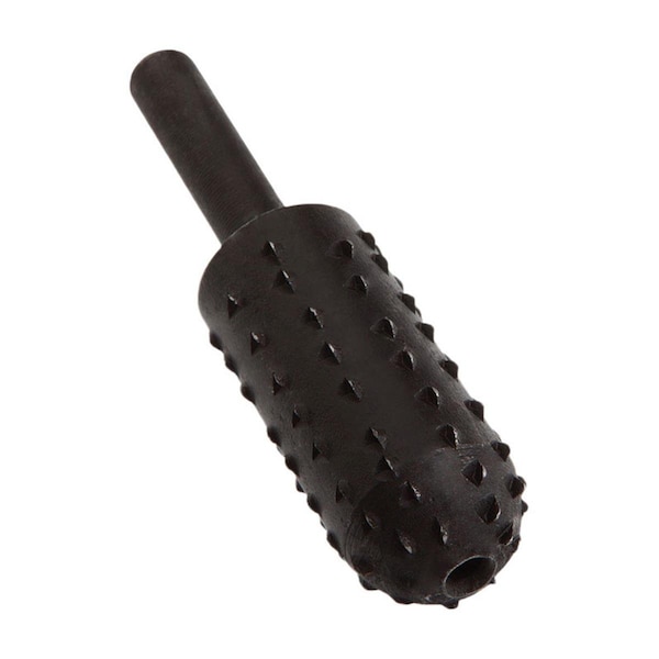 Totalturf 0.25 in. Dia. x 1.38 in. Tempered Steel Rotary Rasp Cylindrical with Round End Bastard Cut - TO3328564