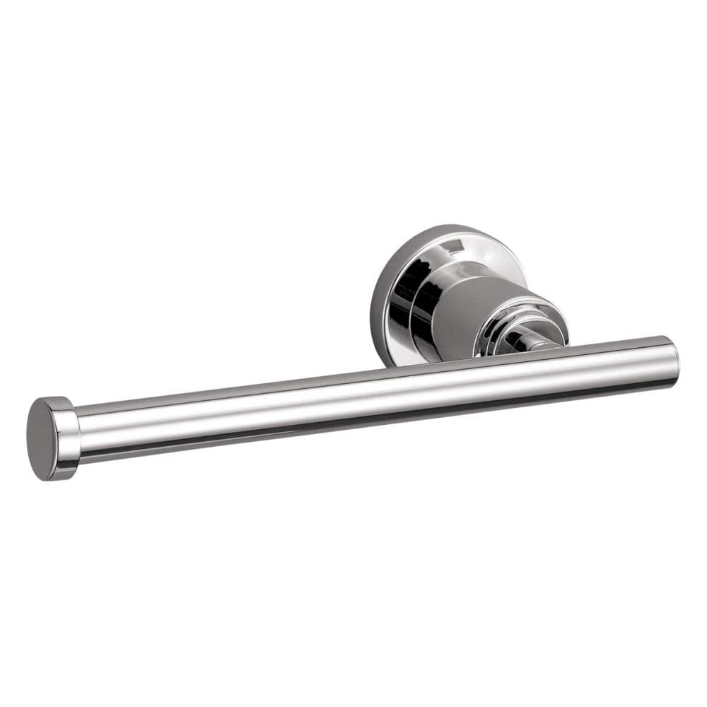 Juego de Accesorios de Baño Decorativos de 4 Piezas en Cromado Pulido Modelo Ginebra, incluye Barra de Toallas, Portarrollos, Argolla para Toallas y Gancho para Batas