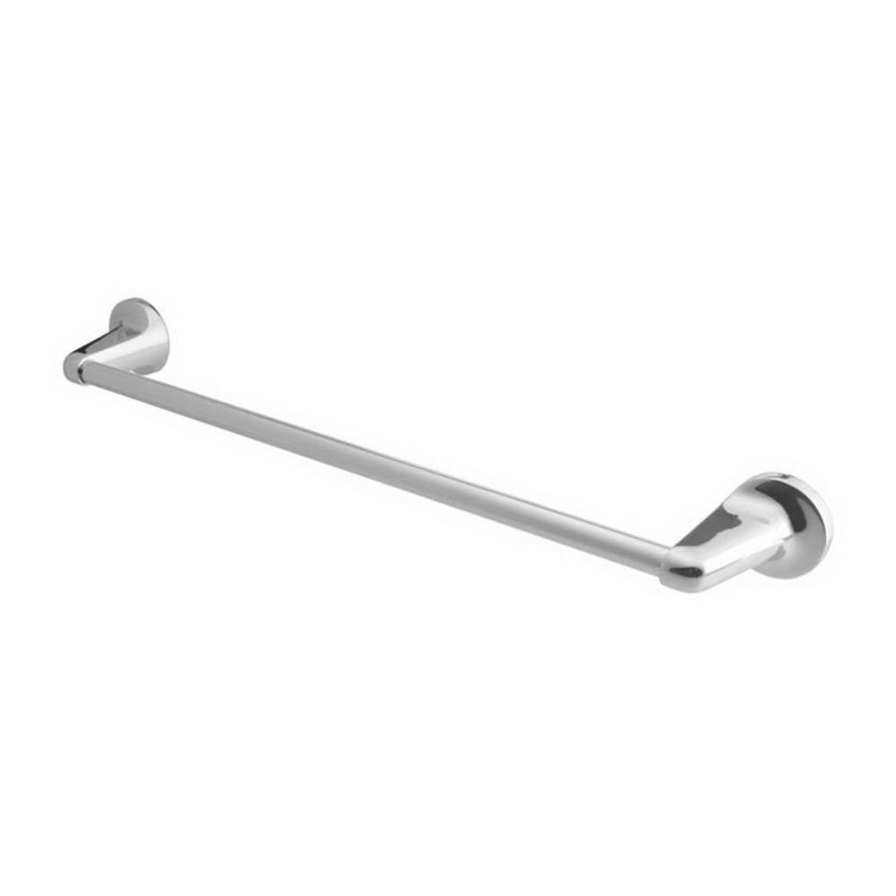 Juego de Accesorios Decorativos para Baño de 4 Piezas Alta Bay en Cromo Pulido, que incluye Barra de Toalla, Porta Papel Higiénico, Argolla para Toalla y Gancho para Bata