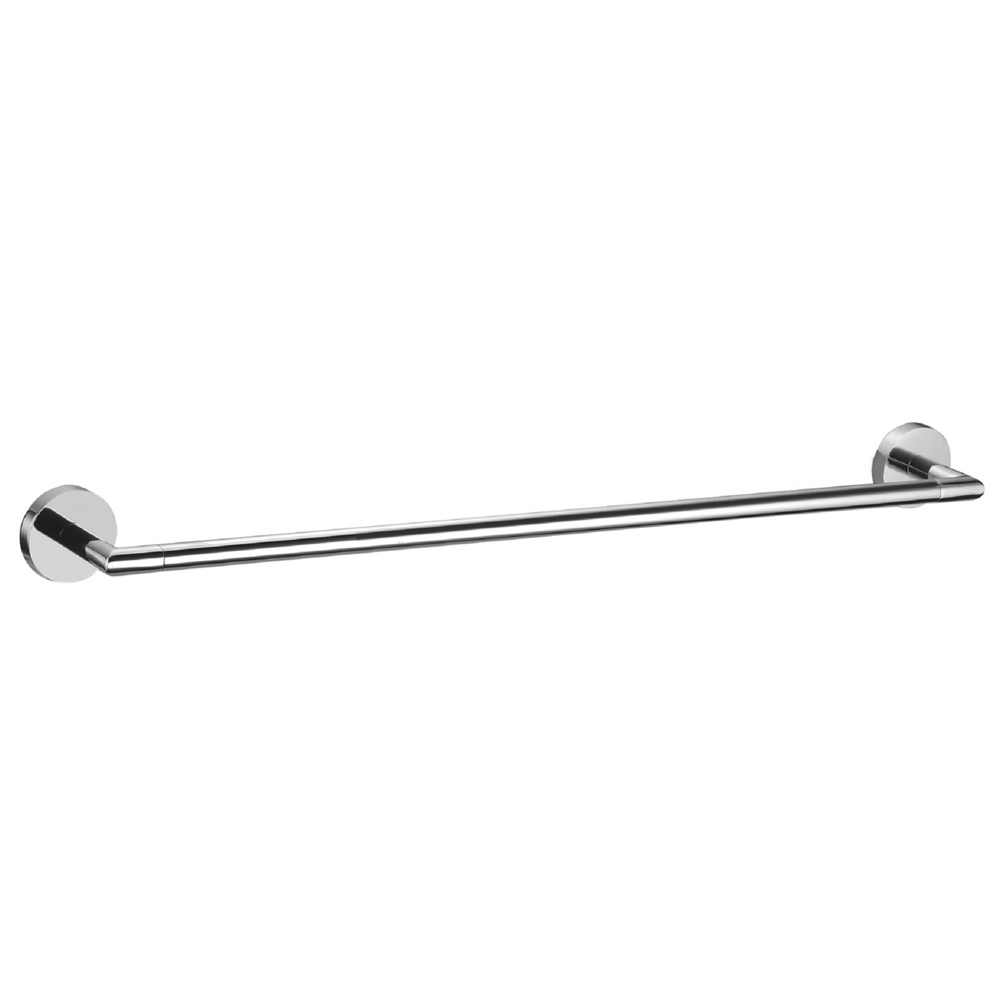 Juego de accesorios de baño decorativos de 4 piezas en cromo pulido para baño Graz de Design House - Incluye barra de toallas, portarrollos, argolla de toalla y gancho para batas