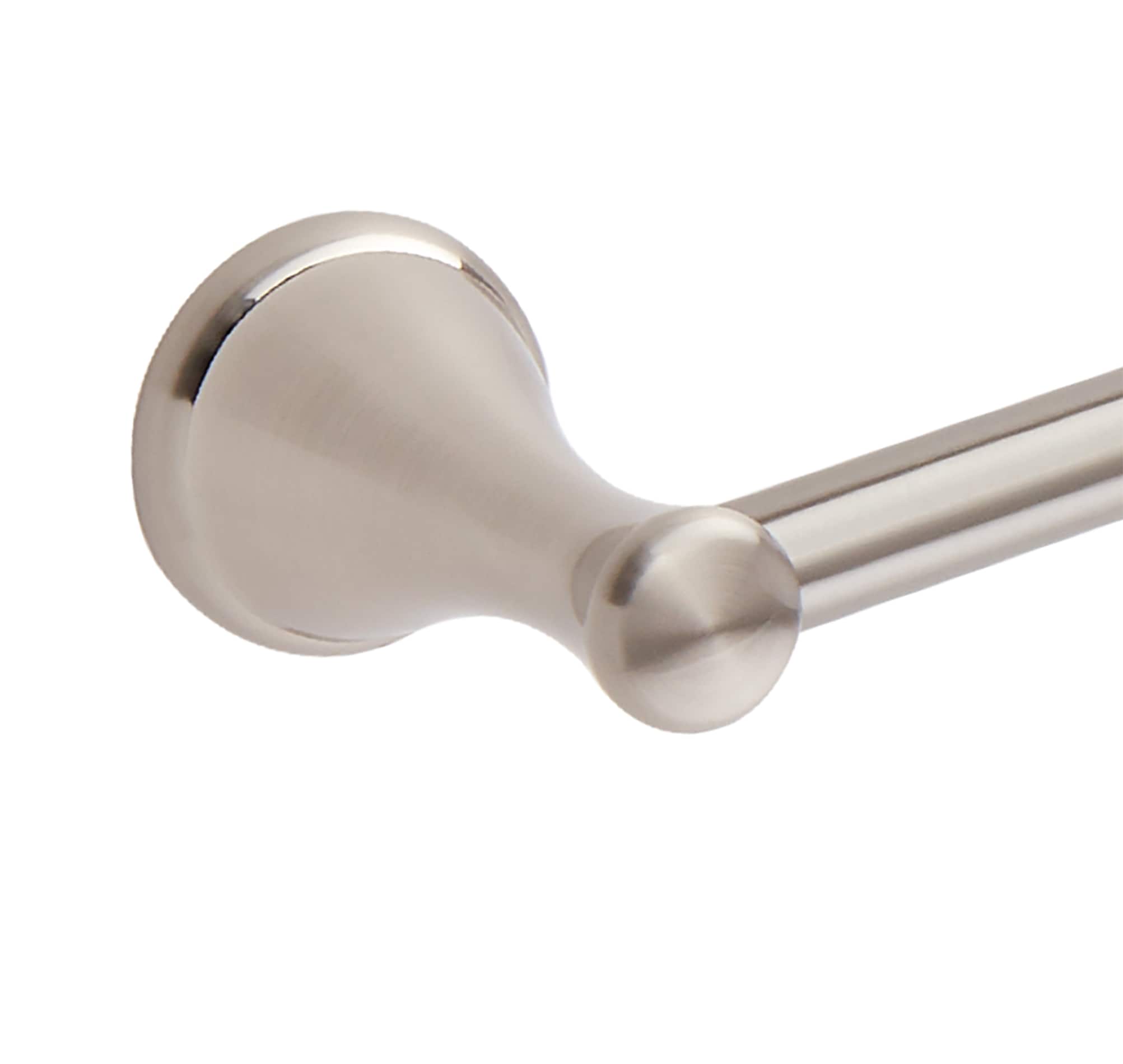 Juego de accesorios decorativos para baño de 3 piezas Bailey en níquel cepillado, incluye barra de toallas, portarrollos y argolla para toallas - FSI 2403KIT BN