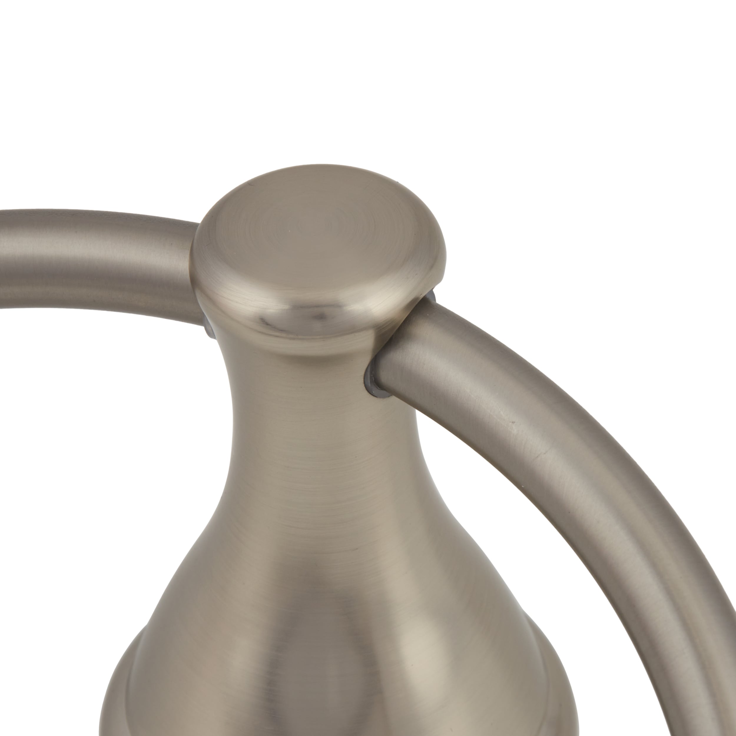 Juego de accesorios decorativos para baño de 3 piezas Bailey en níquel cepillado, incluye barra de toallas, portarrollos y argolla para toallas - FSI 2403KIT BN