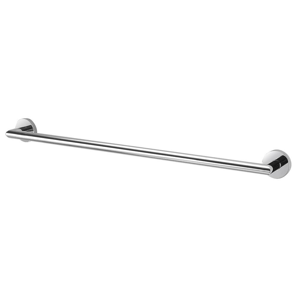 Juego de Accesorios de Baño Decorativos de 3 Piezas en Cromo Pulido Turín de Transolid - Incluye Barra para Toallas, Porta Papel Higiénico, Argolla para Toallas y Gancho para Batas KA-TUR-3-PC