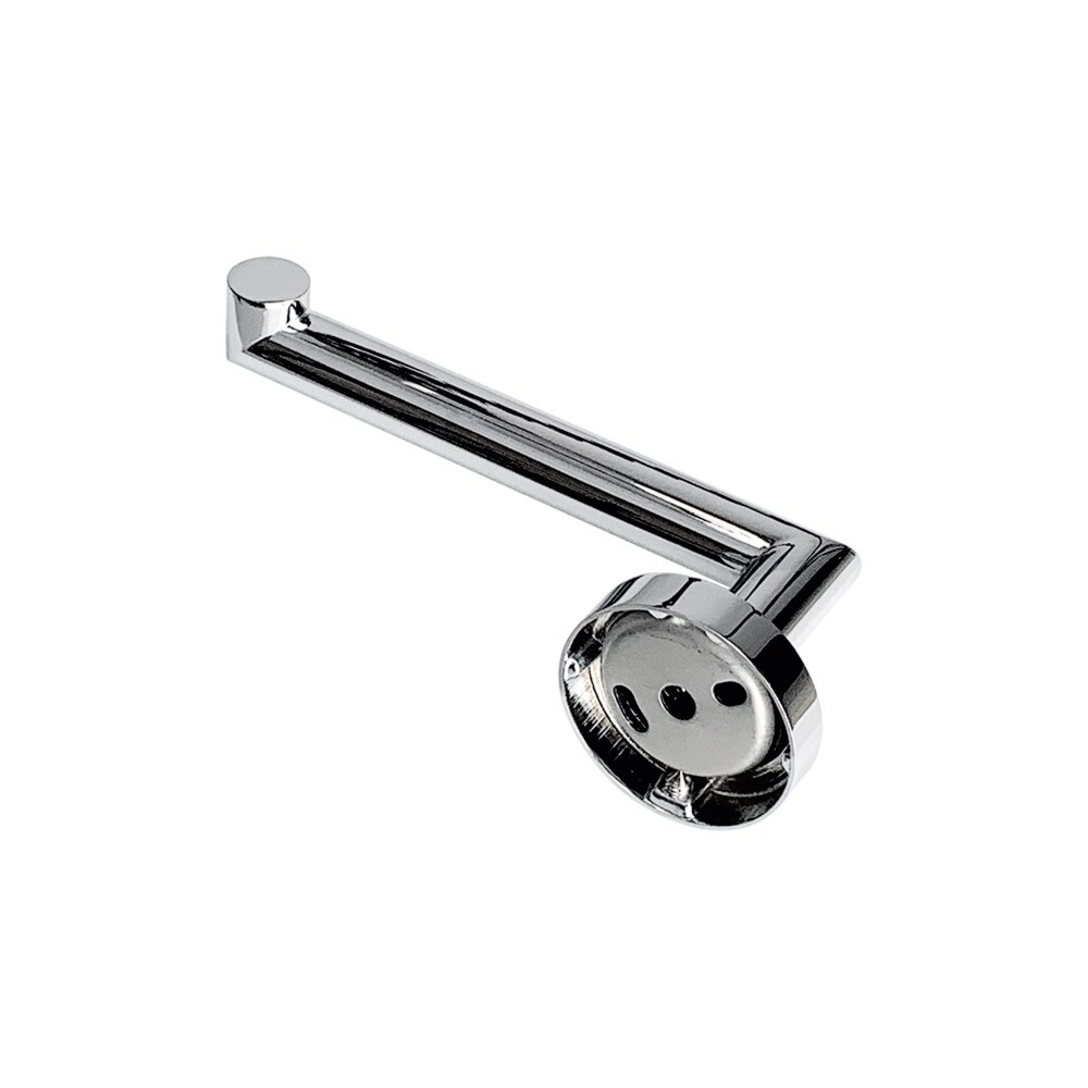Juego de Accesorios de Baño Decorativos de 3 Piezas en Cromo Pulido Turín de Transolid - Incluye Barra para Toallas, Porta Papel Higiénico, Argolla para Toallas y Gancho para Batas KA-TUR-3-PC