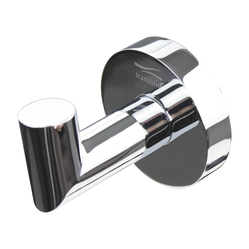 Juego de Accesorios de Baño Decorativos de 3 Piezas en Cromo Pulido Turín de Transolid - Incluye Barra para Toallas, Porta Papel Higiénico, Argolla para Toallas y Gancho para Batas KA-TUR-3-PC