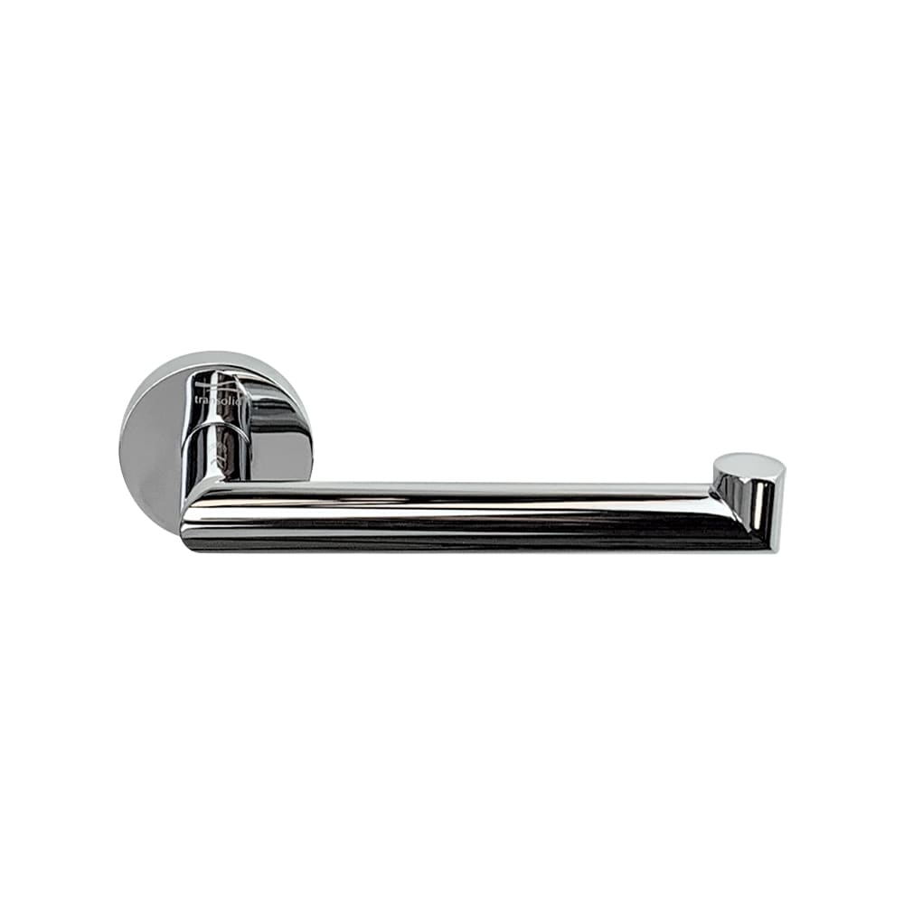 Juego de Accesorios de Baño Decorativos de 3 Piezas en Cromo Pulido Turín de Transolid - Incluye Barra para Toallas, Porta Papel Higiénico, Argolla para Toallas y Gancho para Batas KA-TUR-3-PC