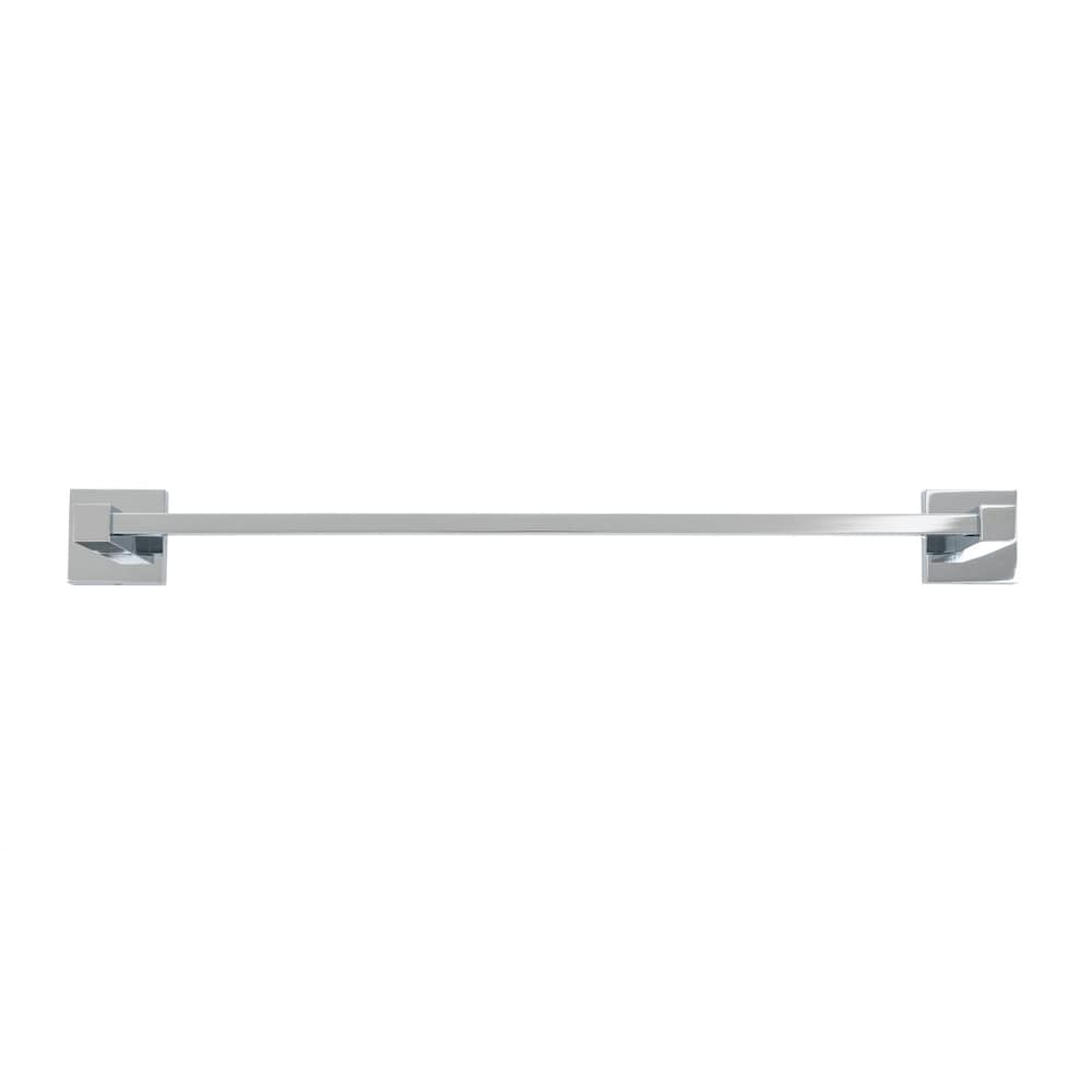 Juego de accesorios para baño Italia 4 piezas en cromo pulido Capri: Barra para toallas, porta papel higiénico y gancho para batas incluidos CA418SET