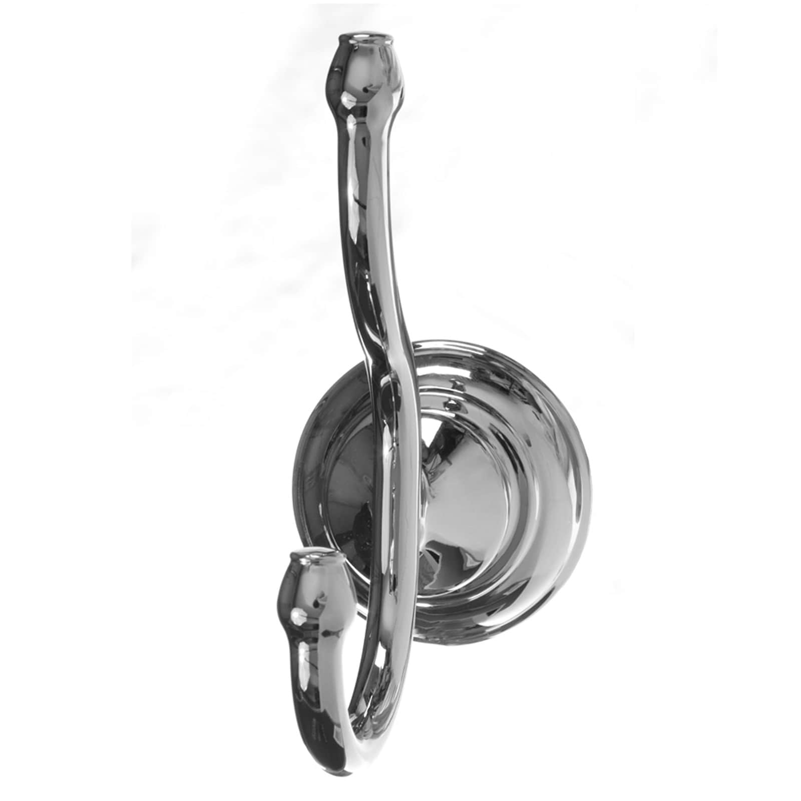 Juego de accesorios de baño cromados de la serie Highlander de 4 piezas ARISTA: Barra de toallas, porta papel higiénico, argolla para toallas y gancho para batas incluidos BA3501-4SET-CH
